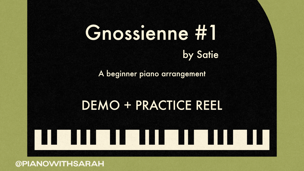 Gnossienne No. 1 demo and practice guide
