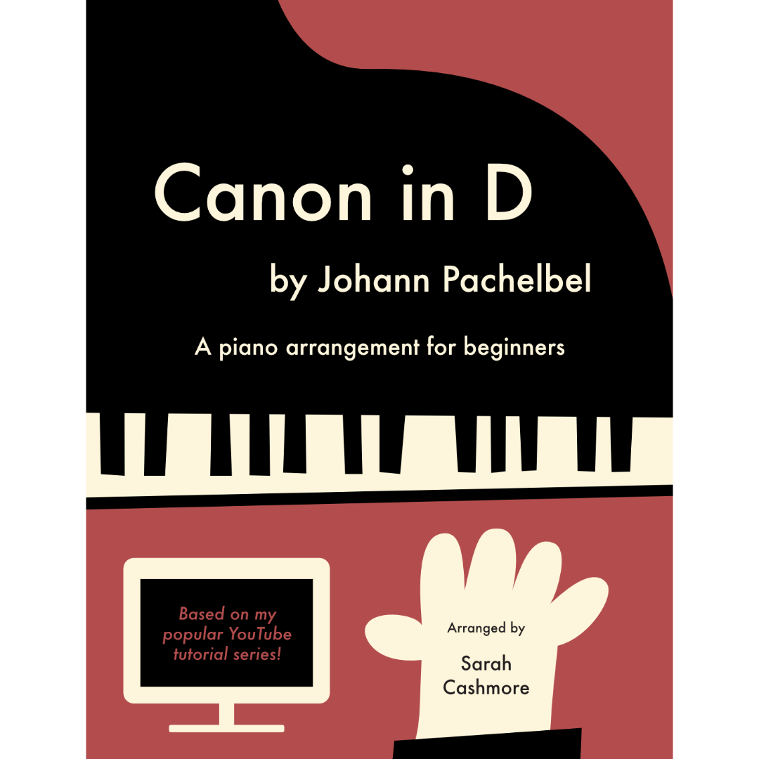 Canon in D: A piano arrangement for beginners (PDF sheet music)