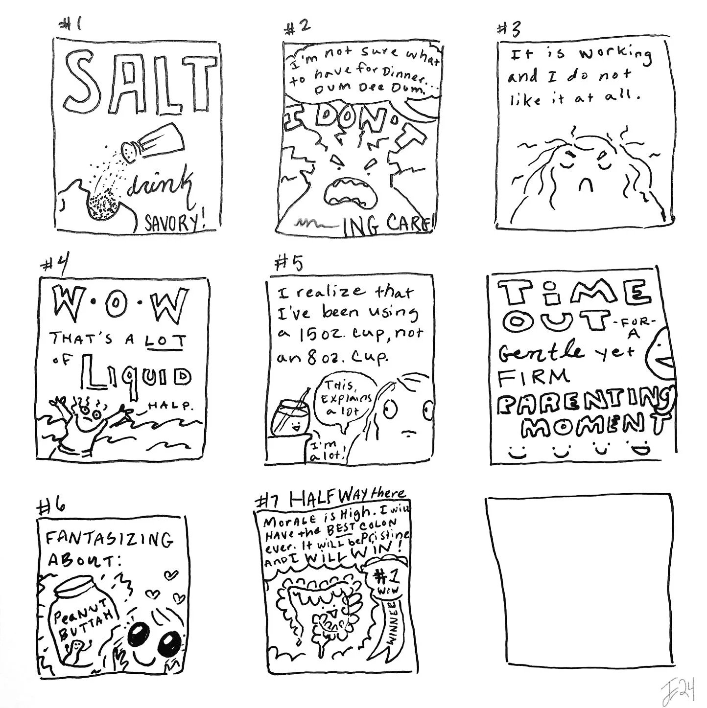 A Colonoscopy Comic (Multipanel, click to view), 2024