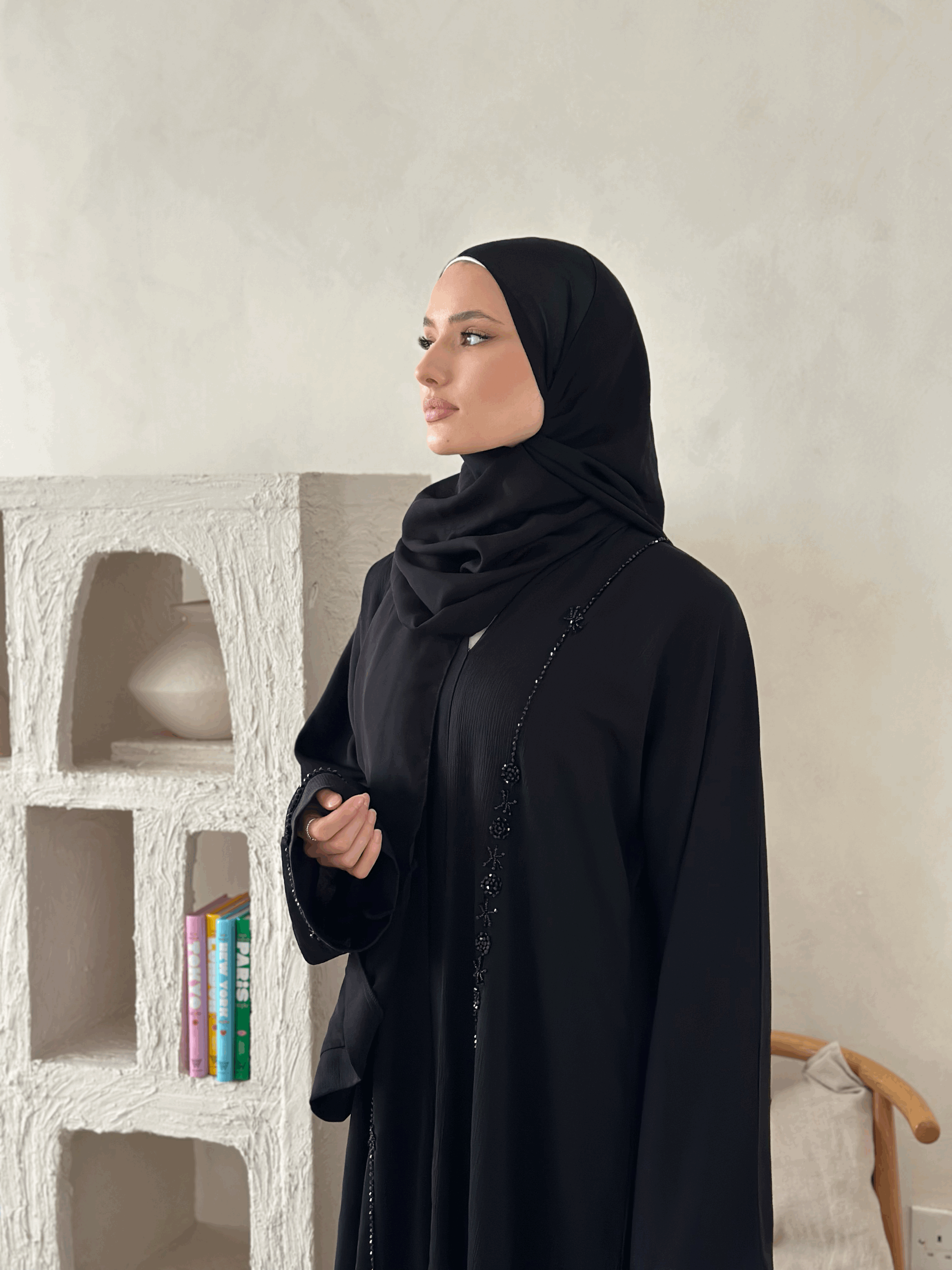 Straight Stone Abaya