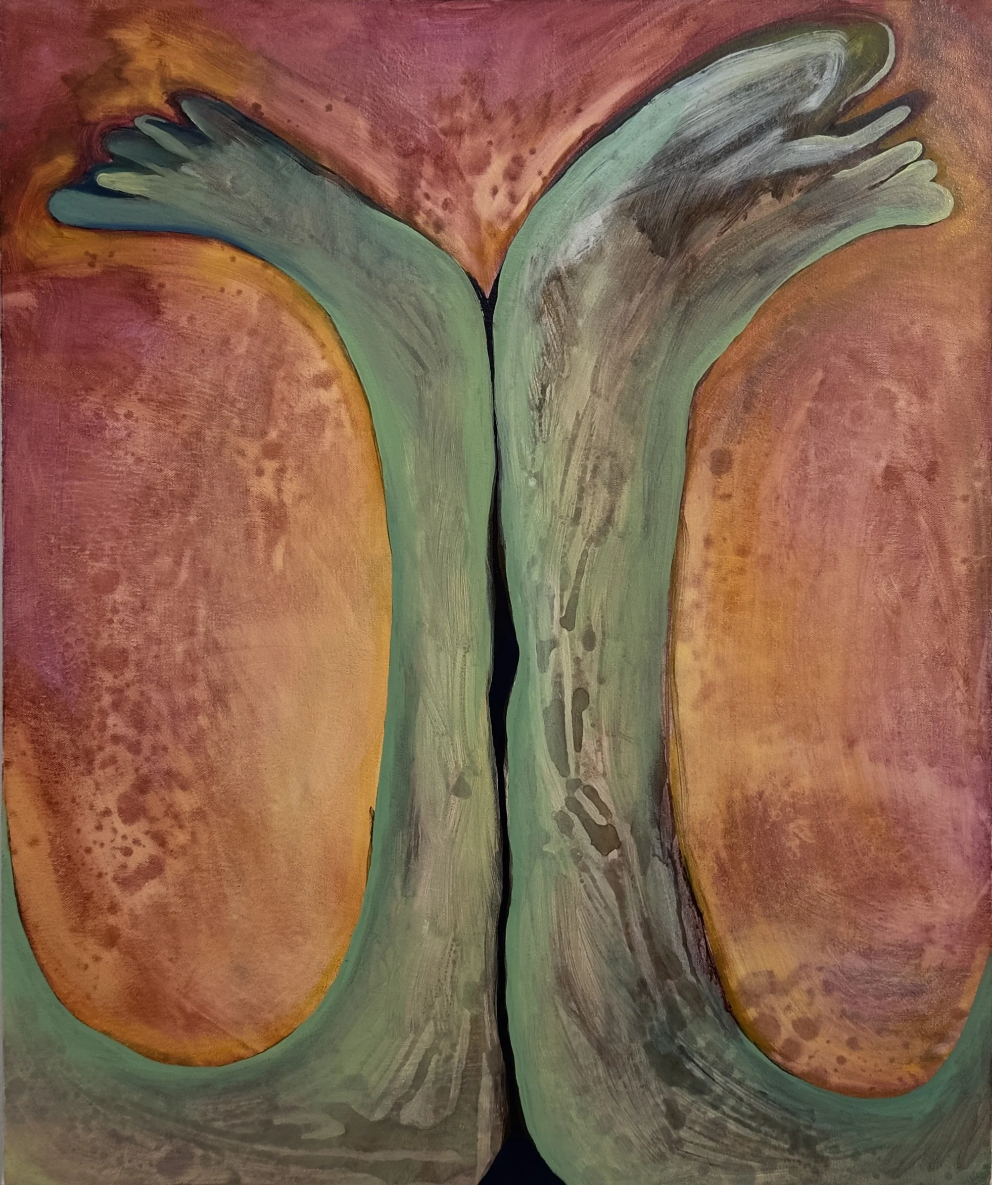 "So boring", oil and acrylic on canvas, 24 x 20 inches, 2026