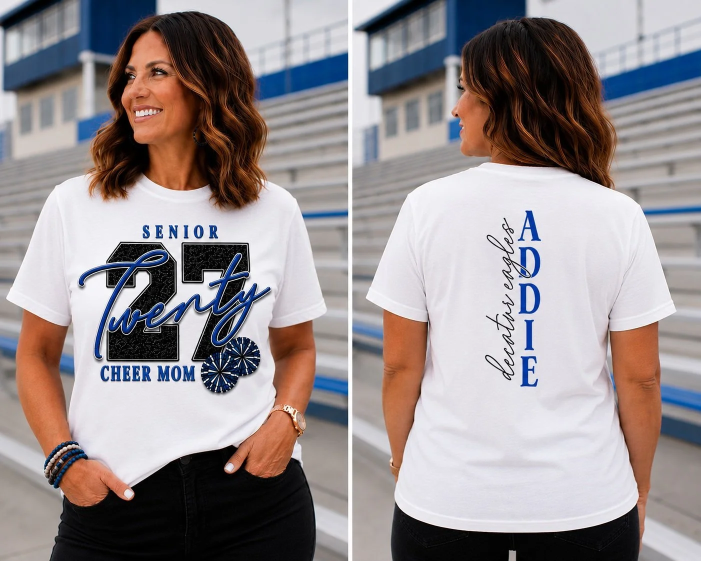 Senior Cheer Mom 2027 Tee