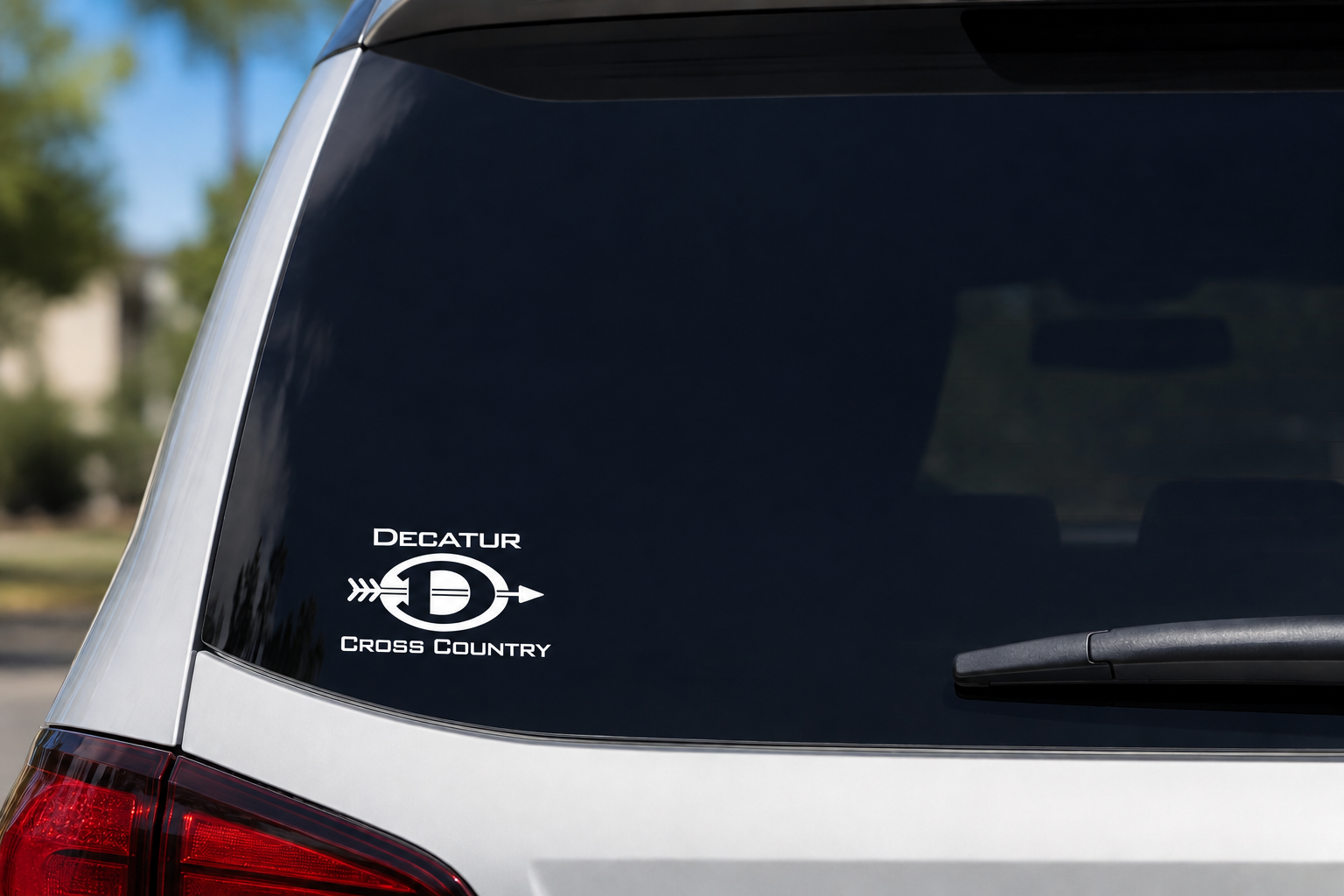 Decatur XC Logo Car Decal