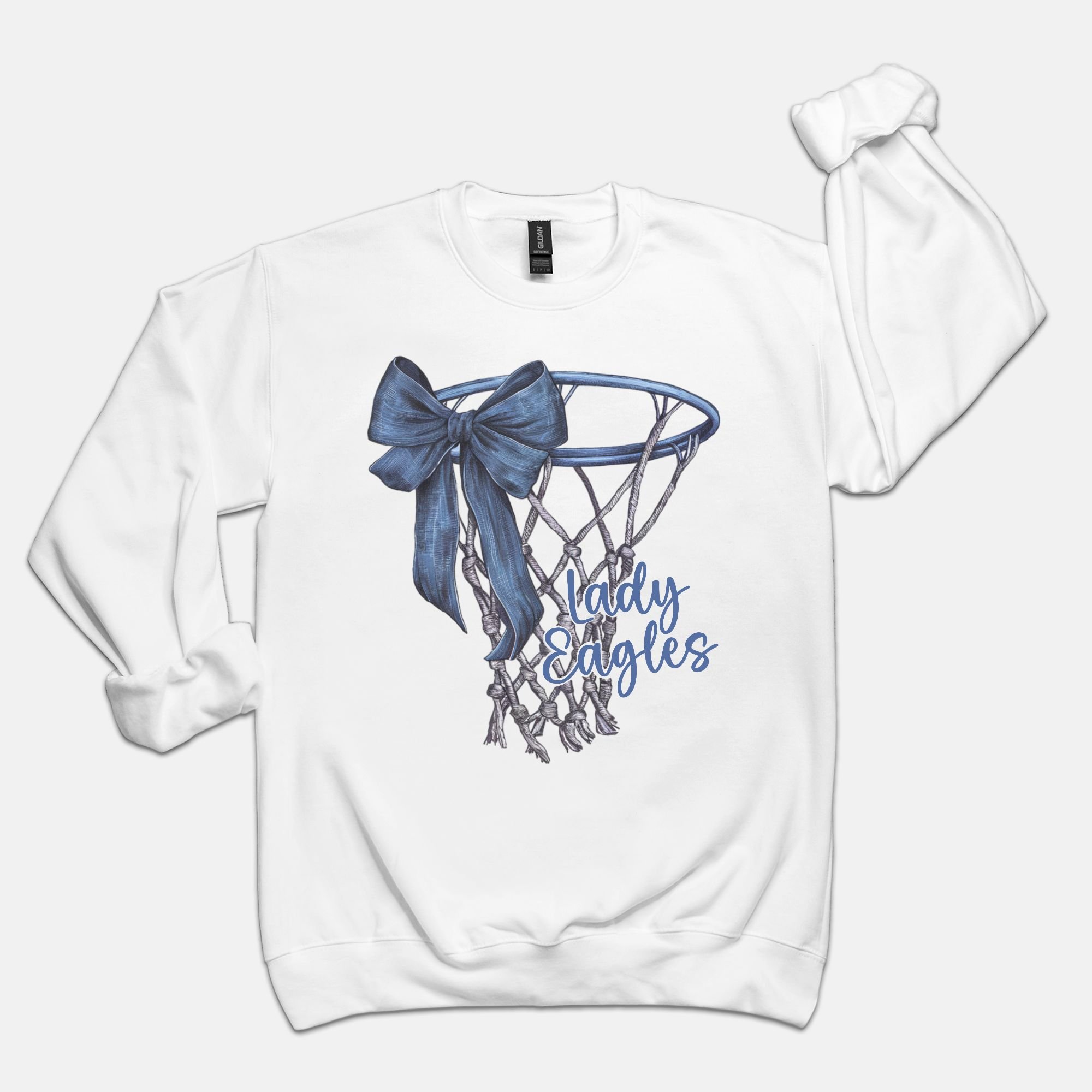 Lady Eagles Bow Crew Neck Sweatshirt