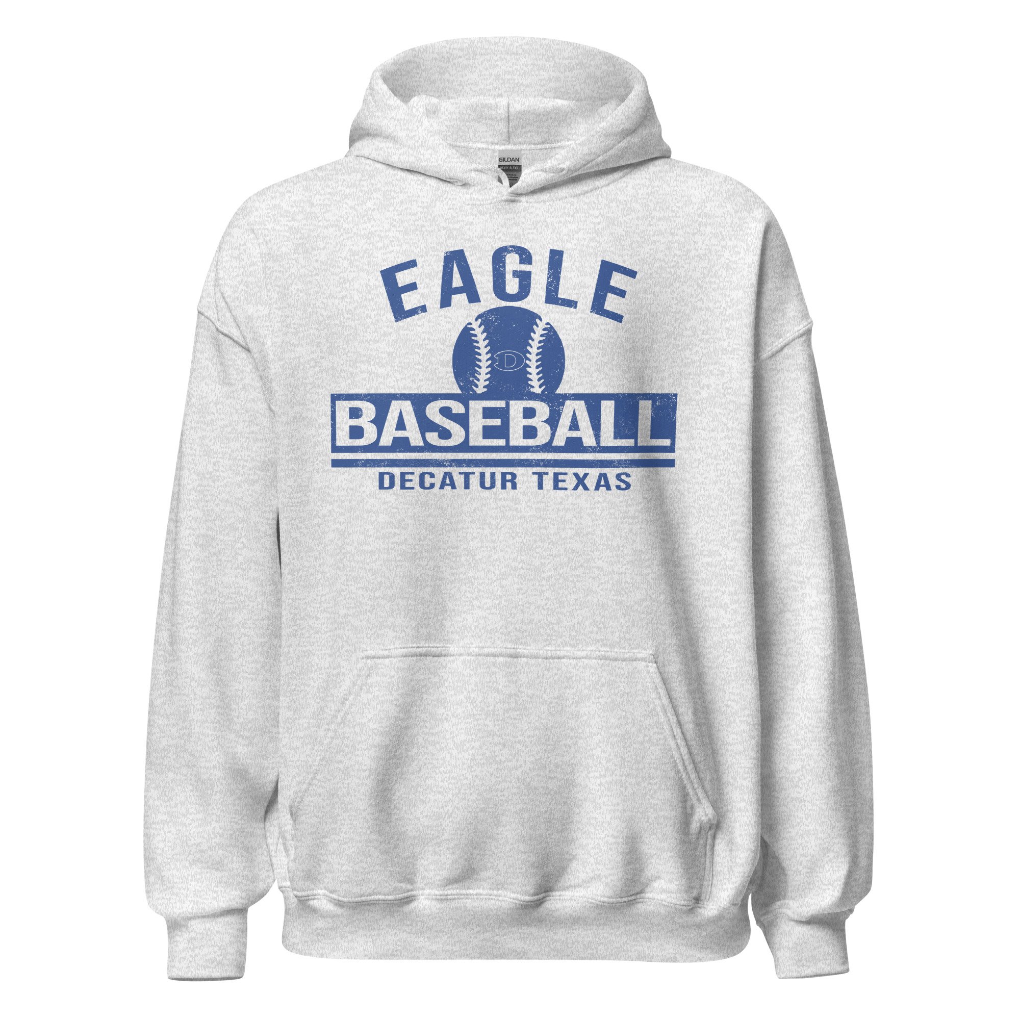 Eagle Baseball Decatur Texas Hoodie- Gildan