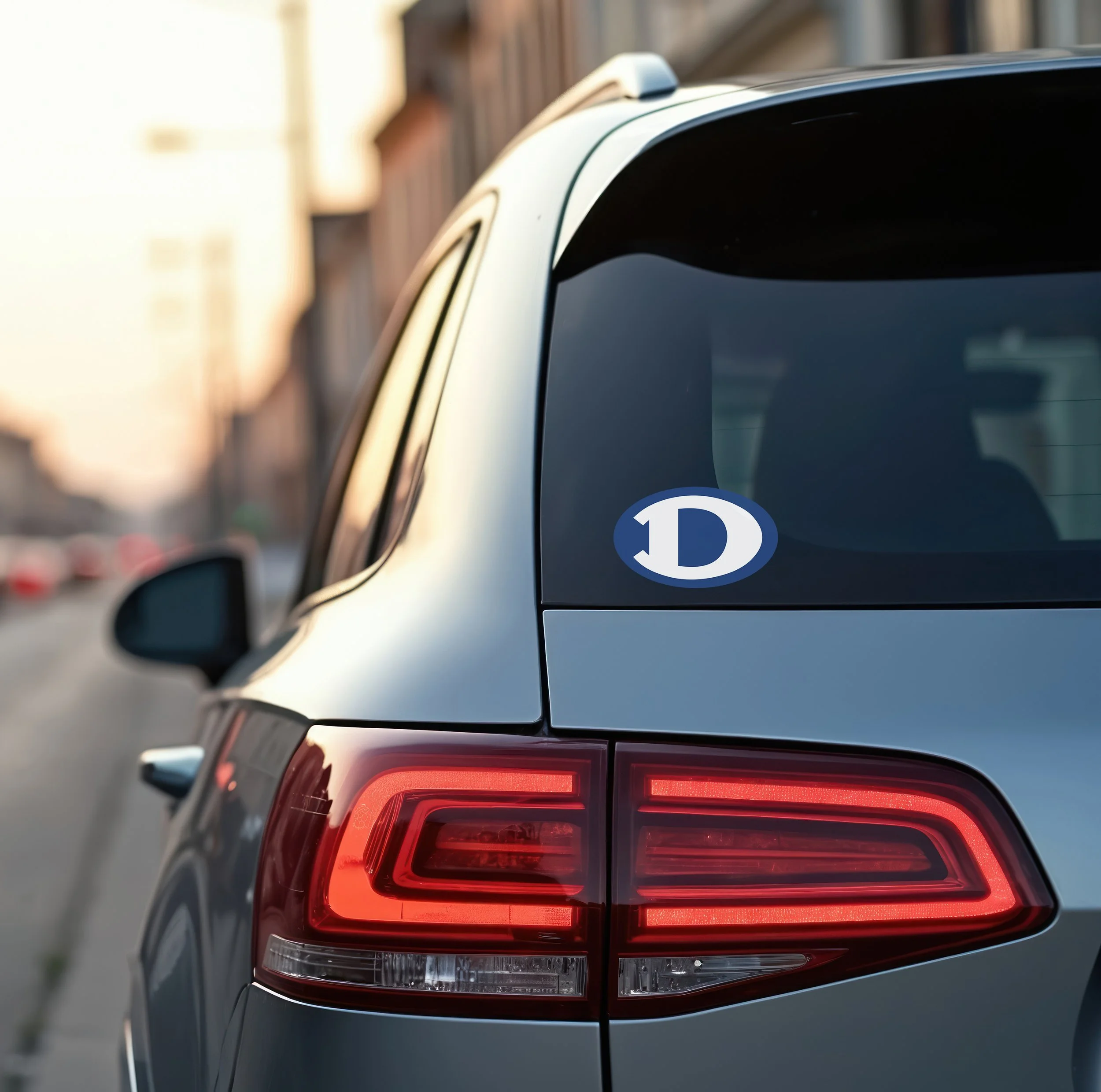 Decatur D Logo Car Decal