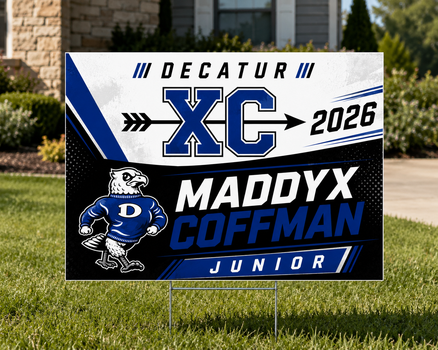 Decatur Eagle Cross Country Yard Sign-Order by August 10th