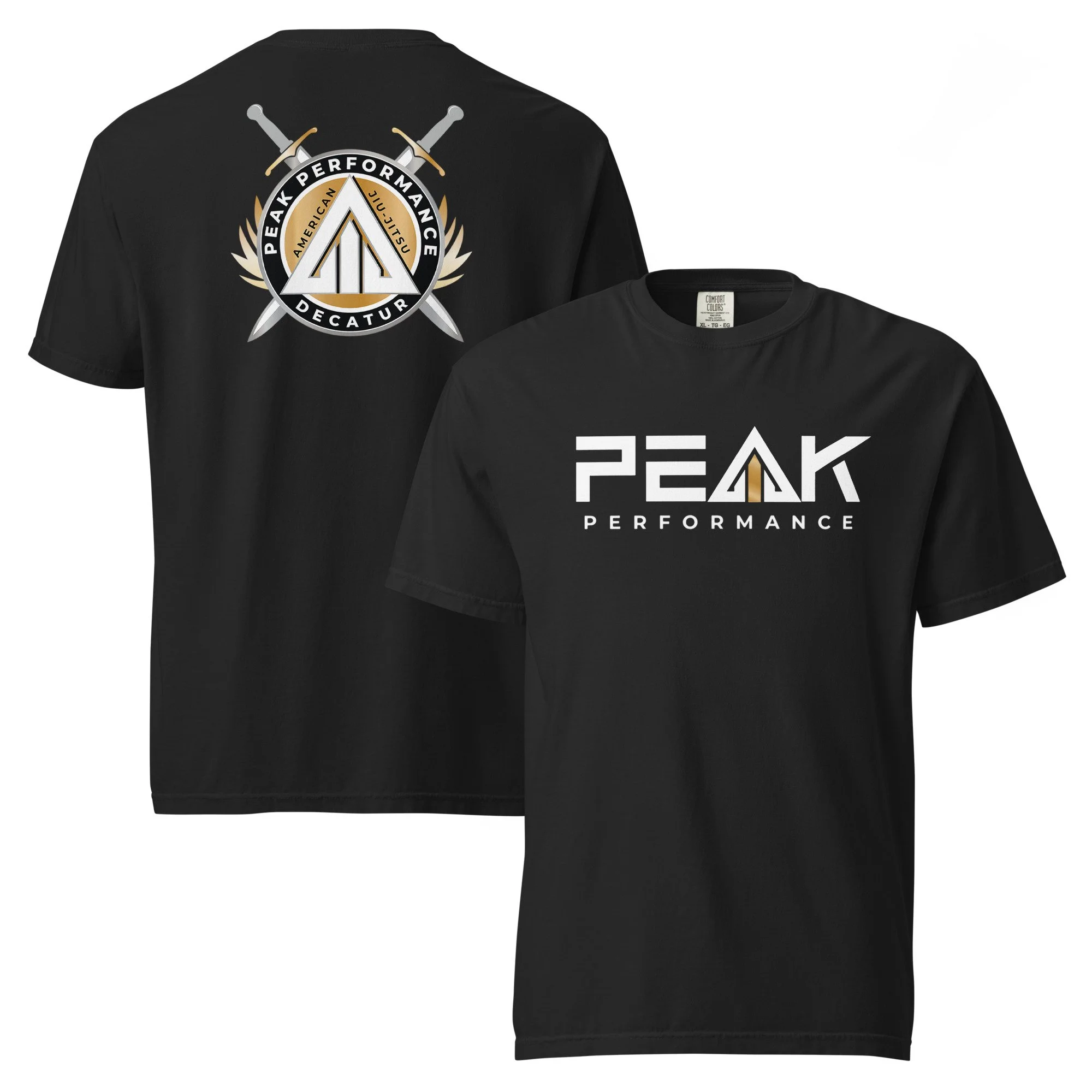 Black Peak Performance-Comfort Colors T-shirt