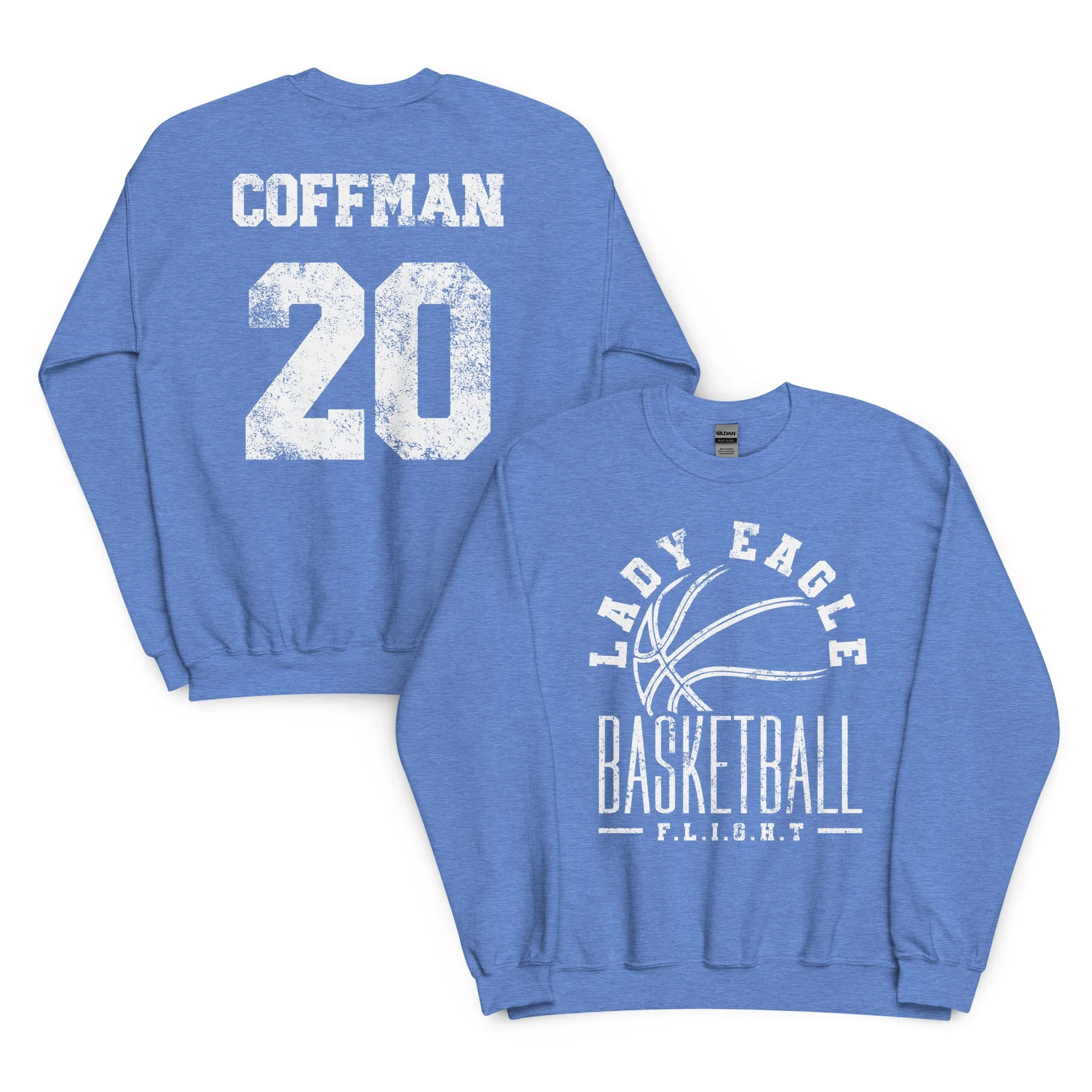 FLIGHT Decatur Lady Eagles Crewneck Sweatshirt- Gildan