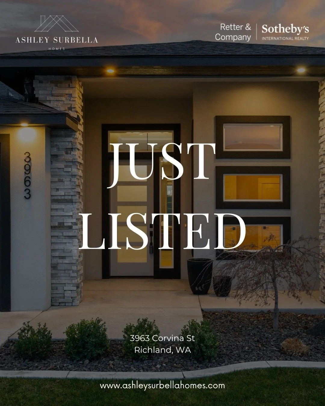 Just Listed in Richland! 

3963 Corvina St. 

4 bed | 2.5 bath 

Offered at $698,000

Imagine ending every day with a sunset and view! 

Located in the highly sought-after Goose Ridge community, this beautifully designed one-level offers:

✨ 4 bedroo