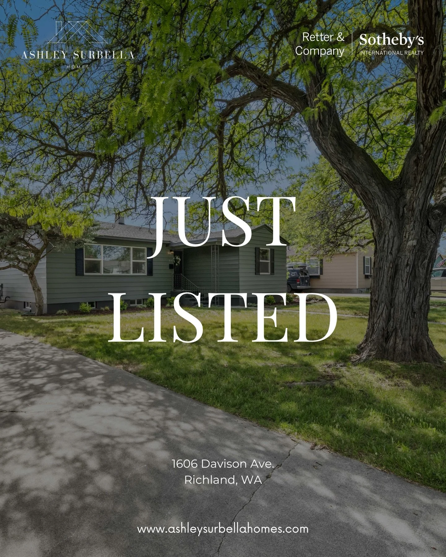 JUST LISTED 

1606 Davison Ave. Richland, WA 

3 bed | 1 ba | 2820 Total SF (1412 main level) 

Mid-century charm, reimagined in the sought-after Gold Coast district of North Richland. This historic &ldquo;Q&rdquo; home&mdash;part of Richland&rsquo;s