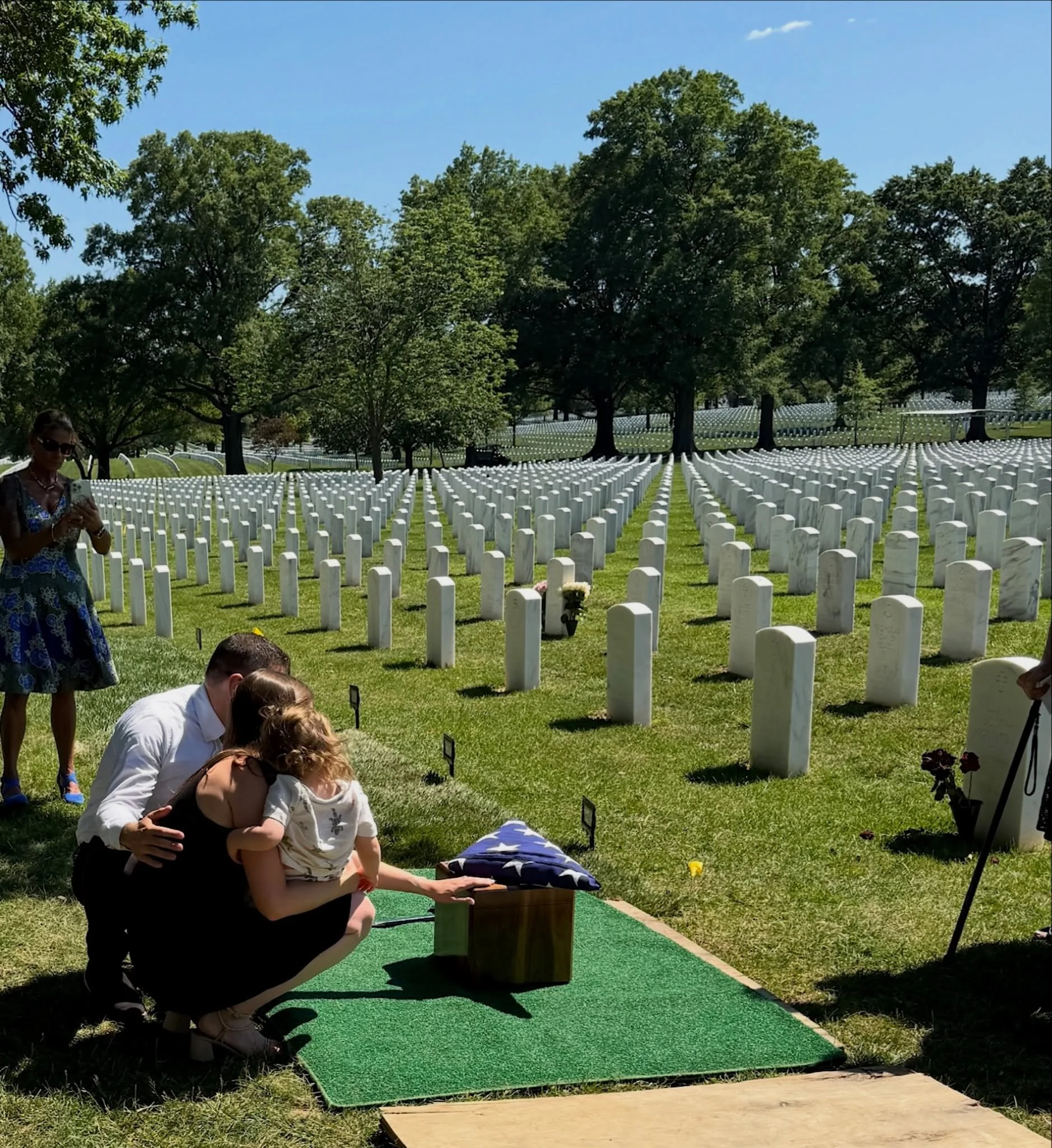 Last week, we laid my grandpa to rest at Arlington National Cemetery. It was one of those beautiful sunny days in the DC area where everything felt still for just a moment &mdash; surrounded by family, stories, memories, and reflection.

I also could
