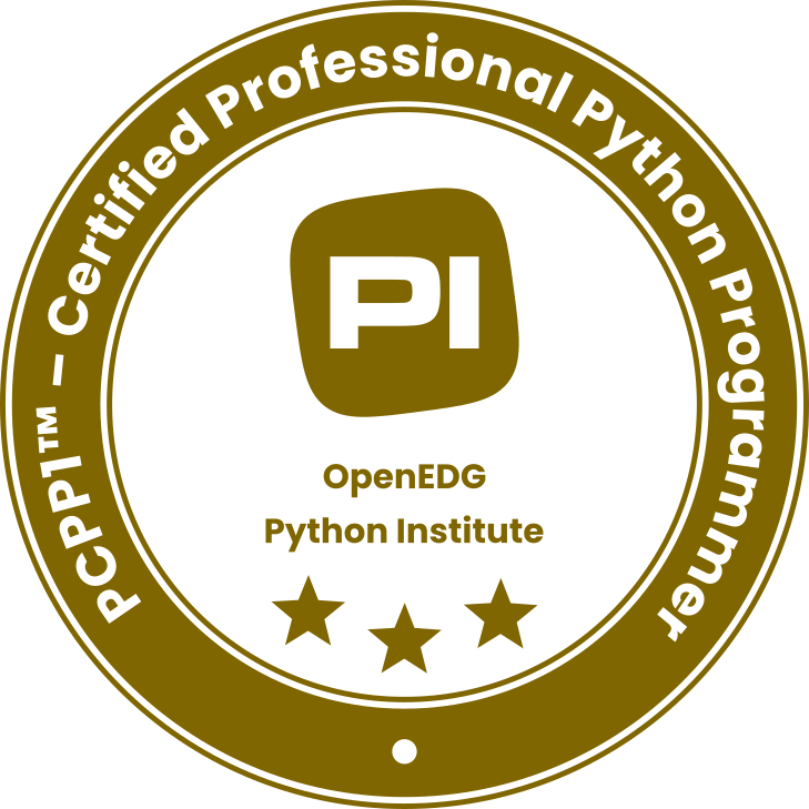 (2026) In order to expand my toolkit as a developer, I picked up Python and acquired a Professional level certification to ensure I was prepared to use a new language in industry. I completed the available Edube Interactive general-purpose Python cou
