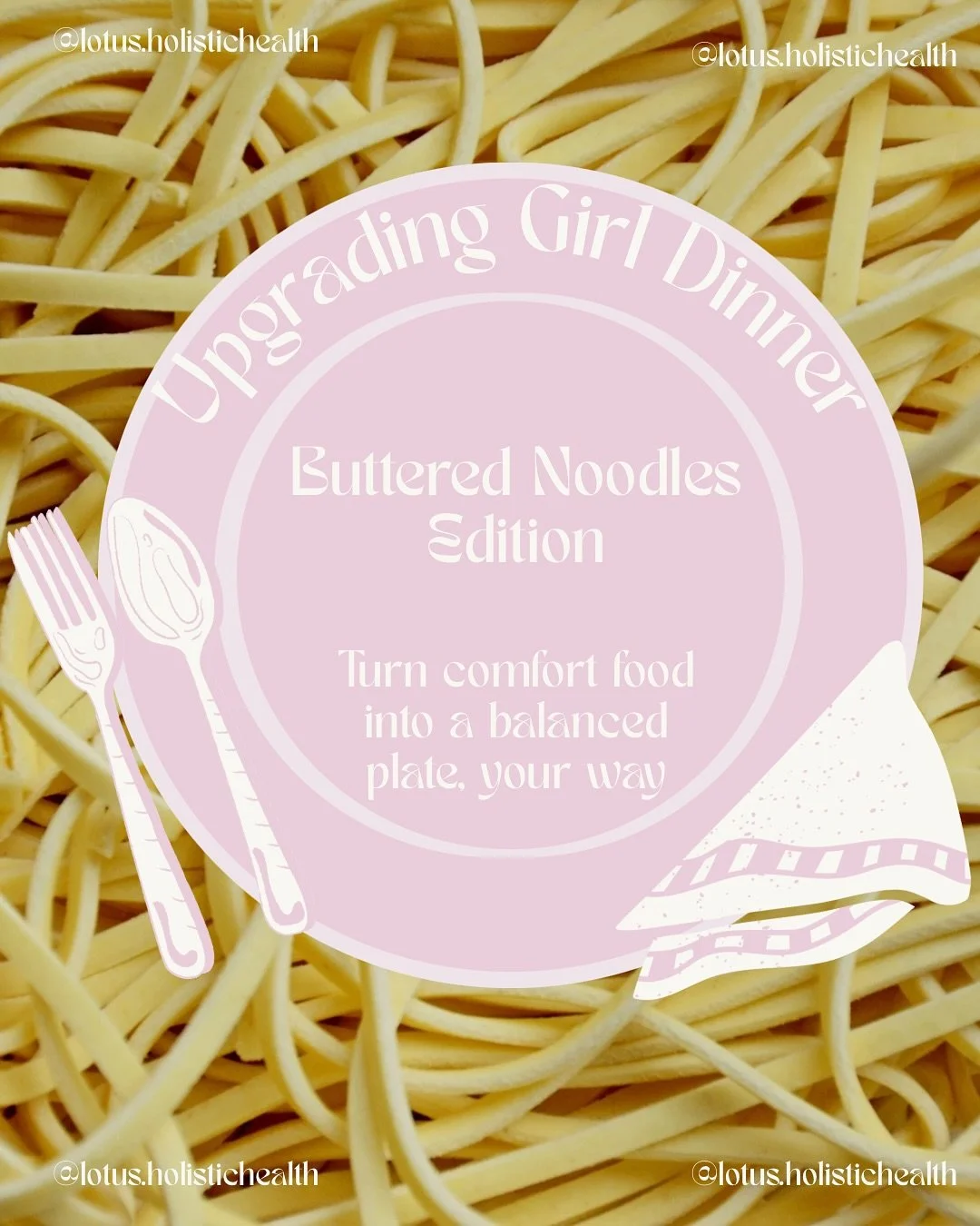 Sometimes comfort food hits the spot, but if you want your bowl of pasta to actually keep you full, support your hormones, and love your gut, all it takes are a few simple upgrades ✨

🍝 Pairing your pasta with protein, fat, and fibre helps balance y