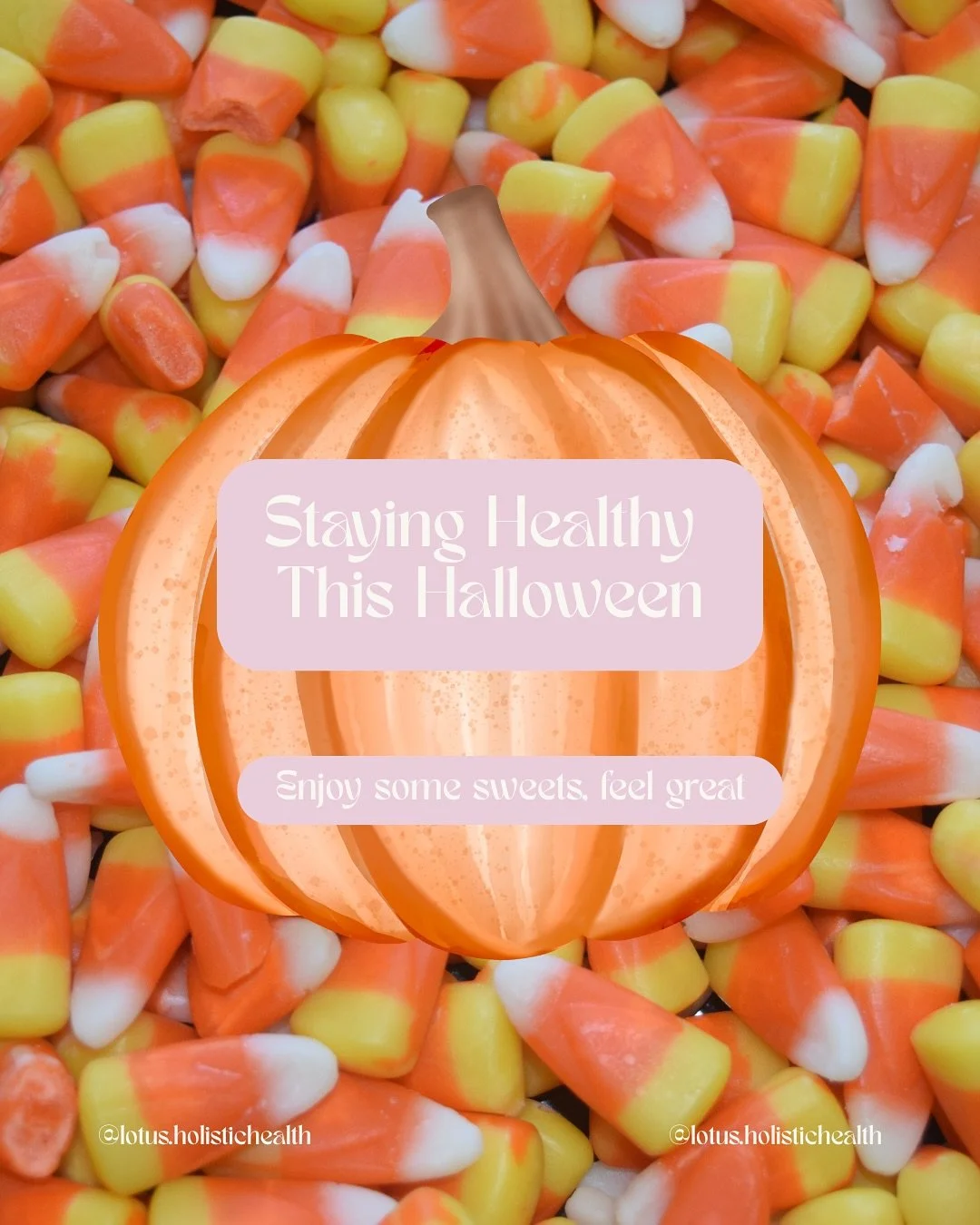 Halloween doesn&rsquo;t have to mean a sugar crash 🎃

A few small shifts can make a big difference for your energy, mood, and even your immunity this time of year. Think: a balanced dinner before the candy, choosing treats with better ingredients, a