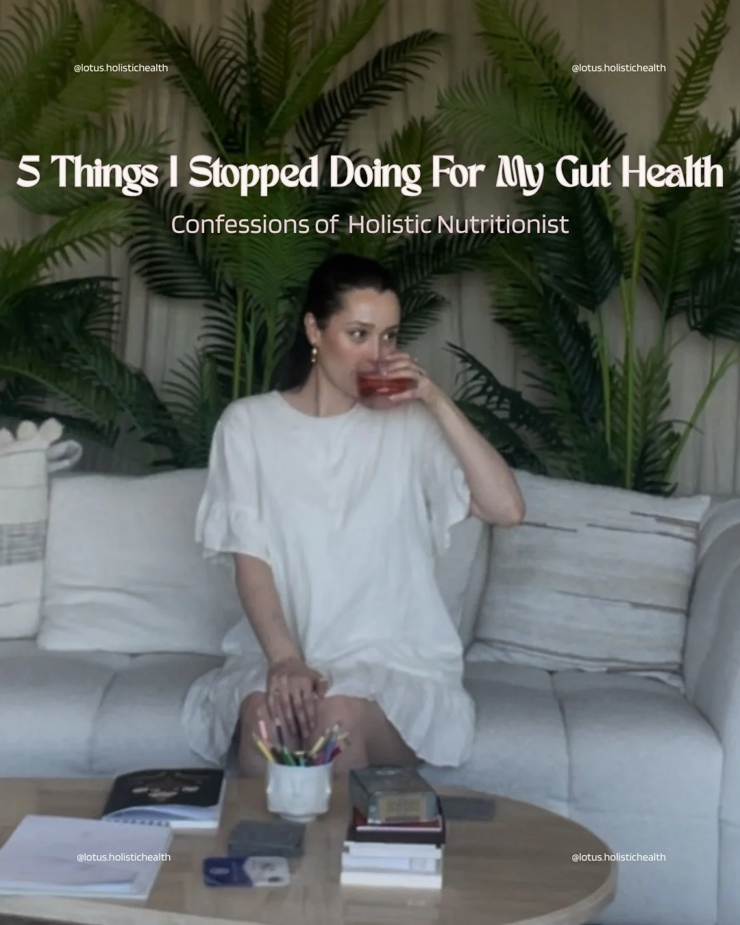 AKA things I wish I stopped doing sooner 👀

As a Holistic Nutritionist, there are quite a few things I used to do that I genuinely thought were supporting my health 🥺

Spoiler alert: they weren&rsquo;t 😳

For years, I chased wellness, overwhelmed 