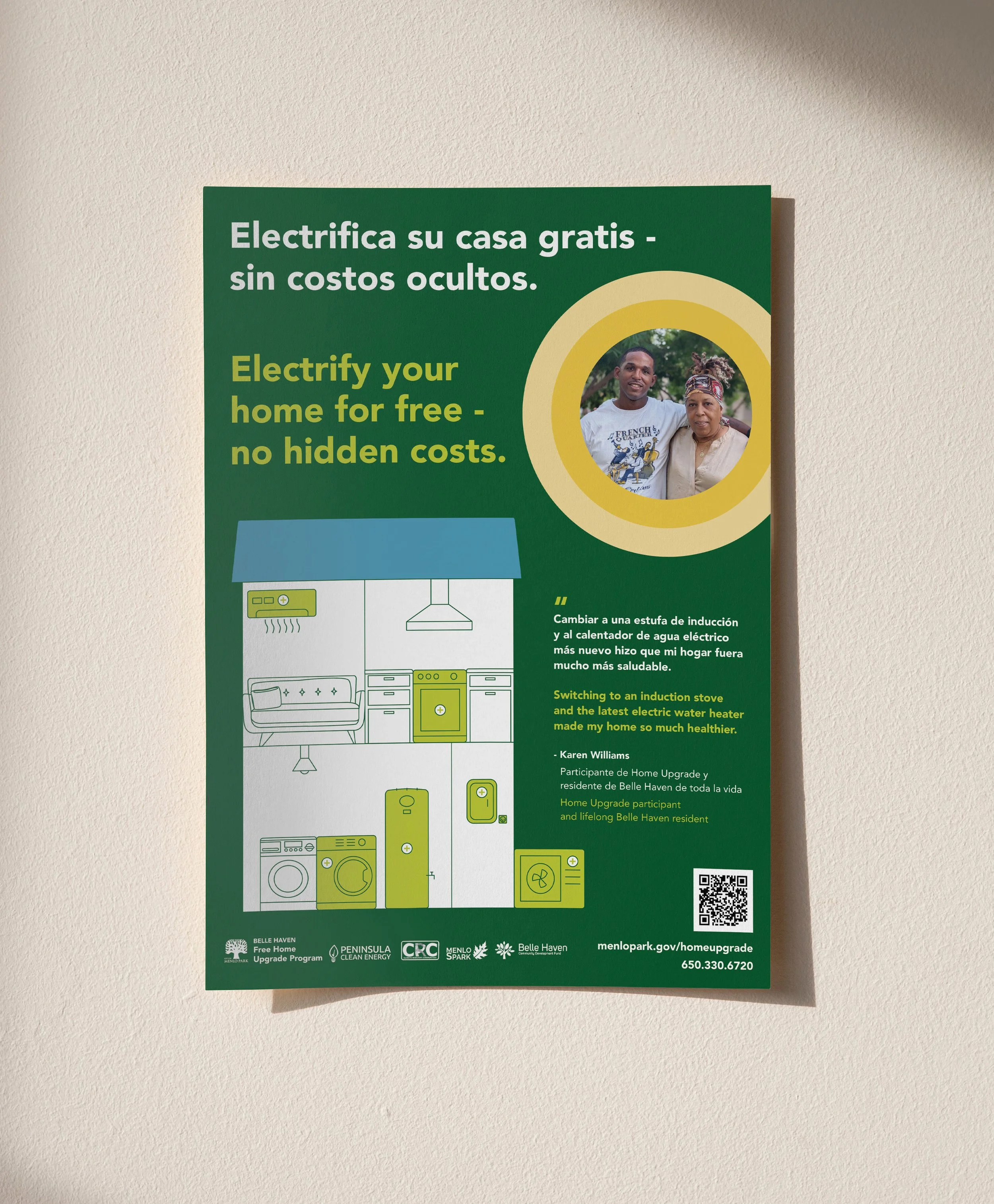 City of Menlo Park Home Upgrade Program flyer