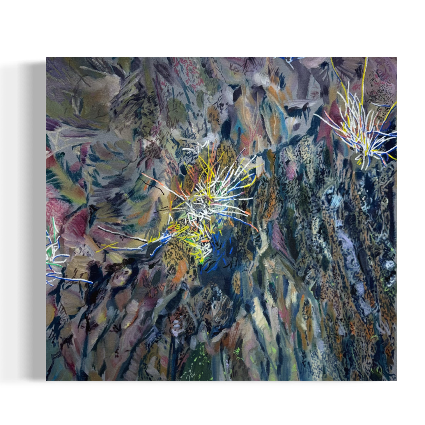 Small Grass. 24 x 24. x 1.5"