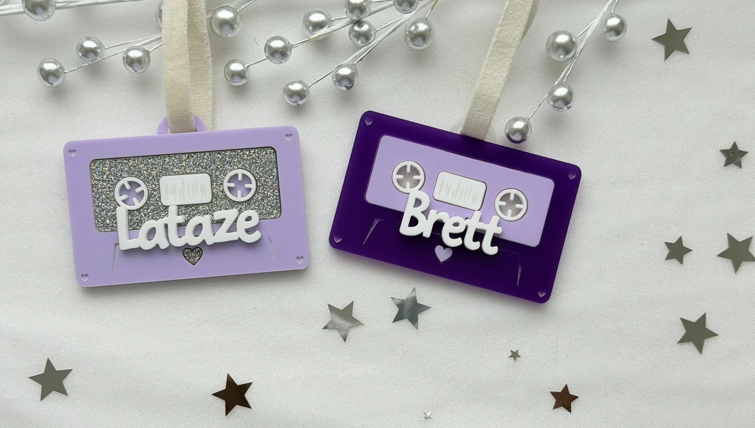 Cassette Tape Valentines Tag