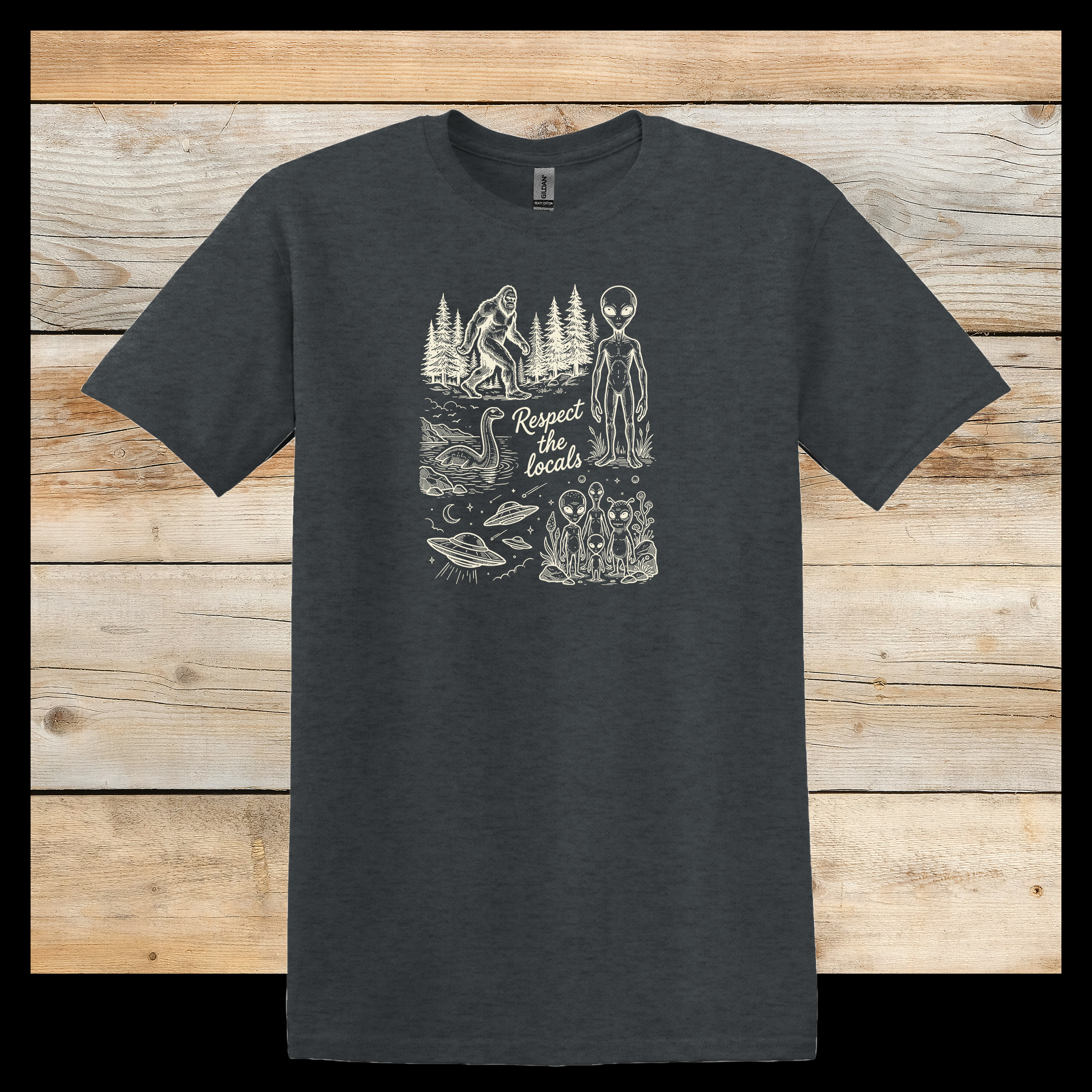 Alien/Bigfoot, Respect the Locals