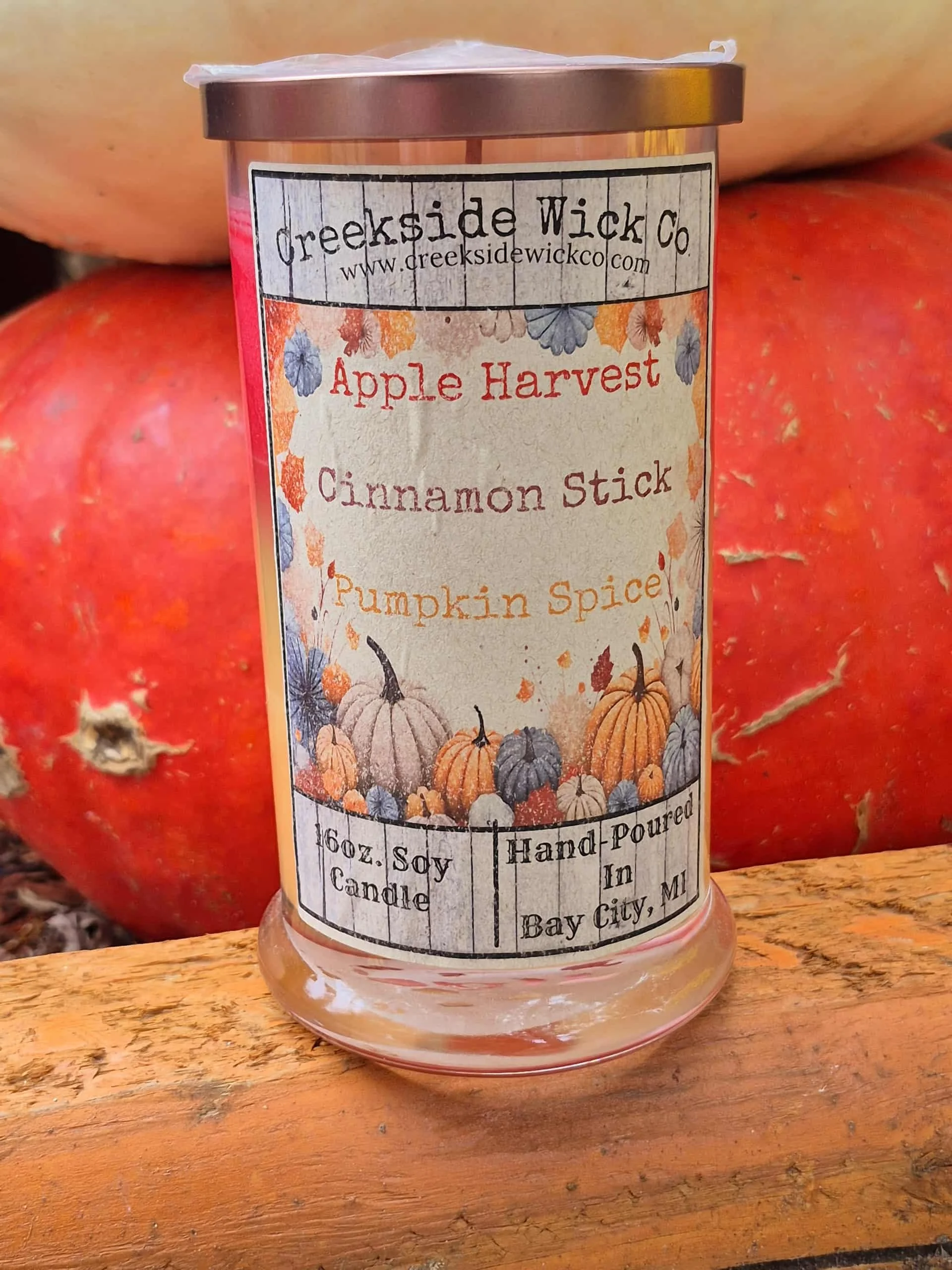 Scent Changing Fall themed candle