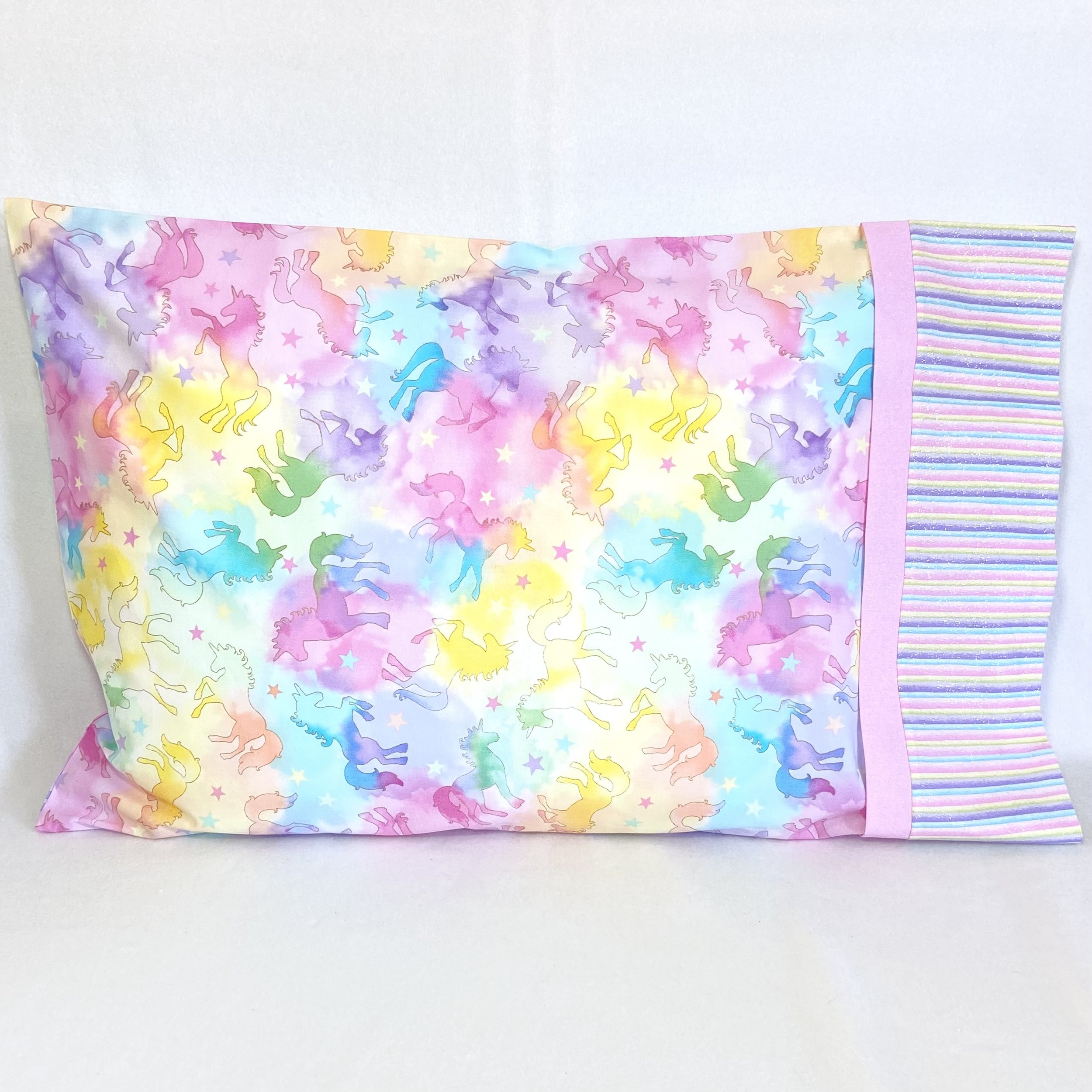 Unicorn Watercolor Pillowcase