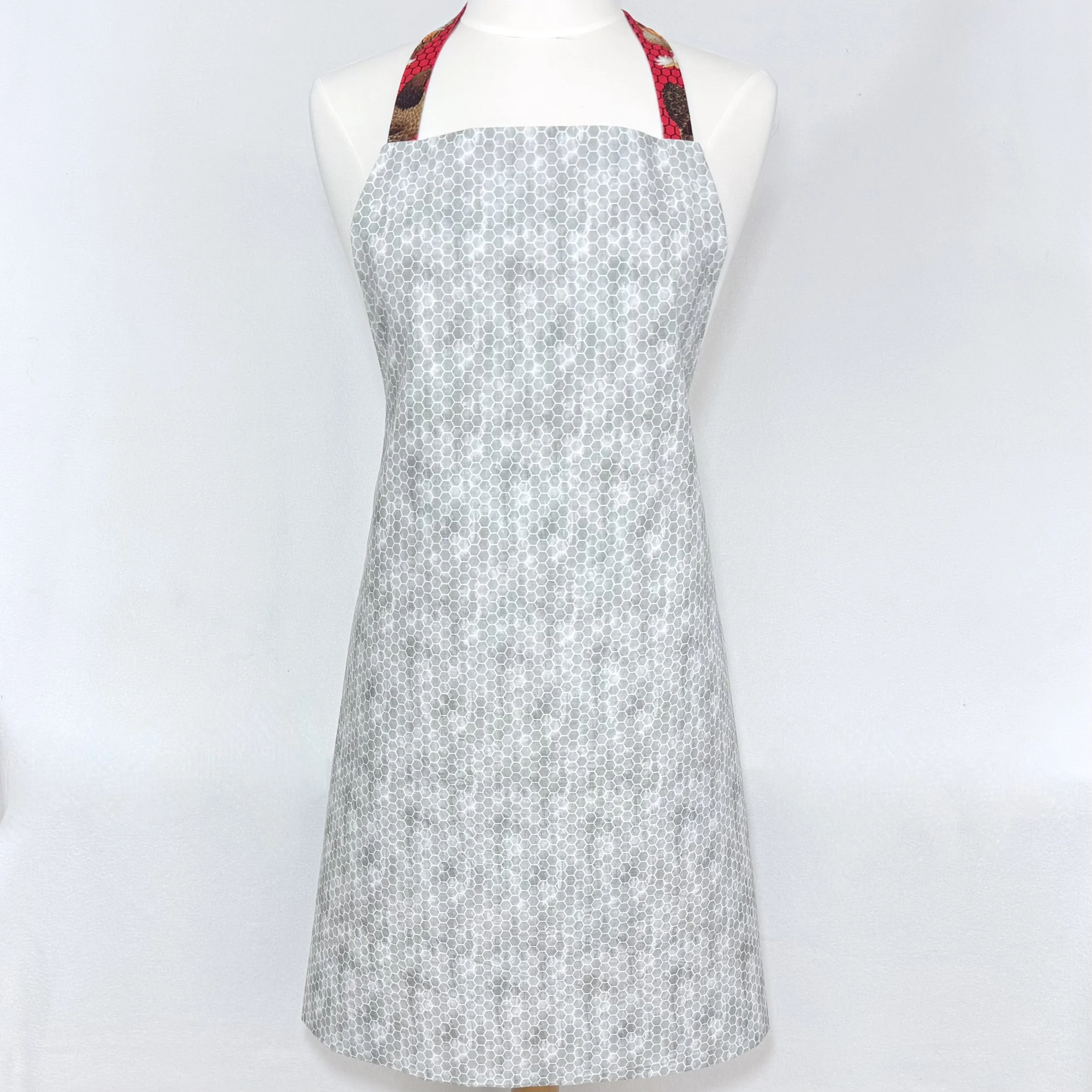 Naughty Chicken Adult Apron gray heaxagon reverse.jpeg