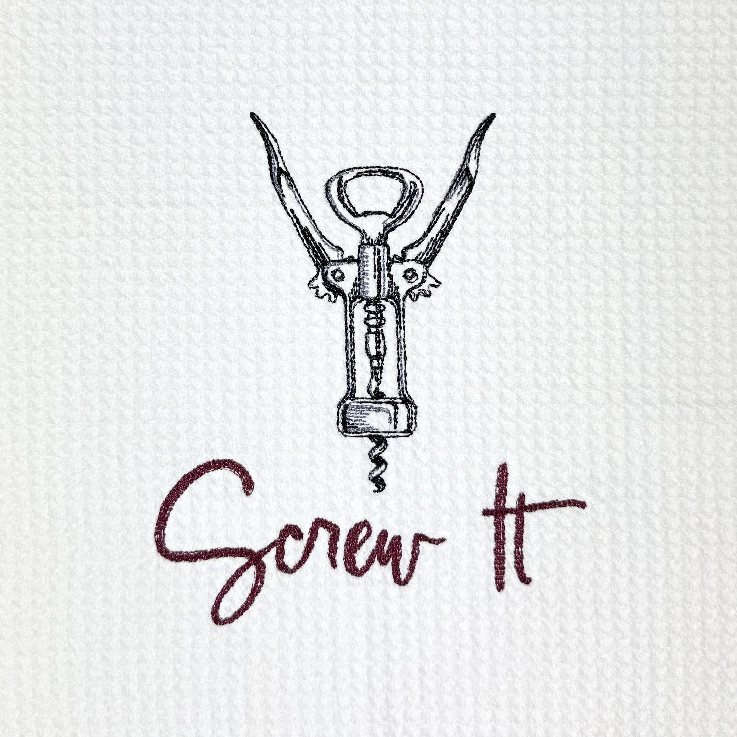 Screw it embroidered microfiber towel detail.jpeg