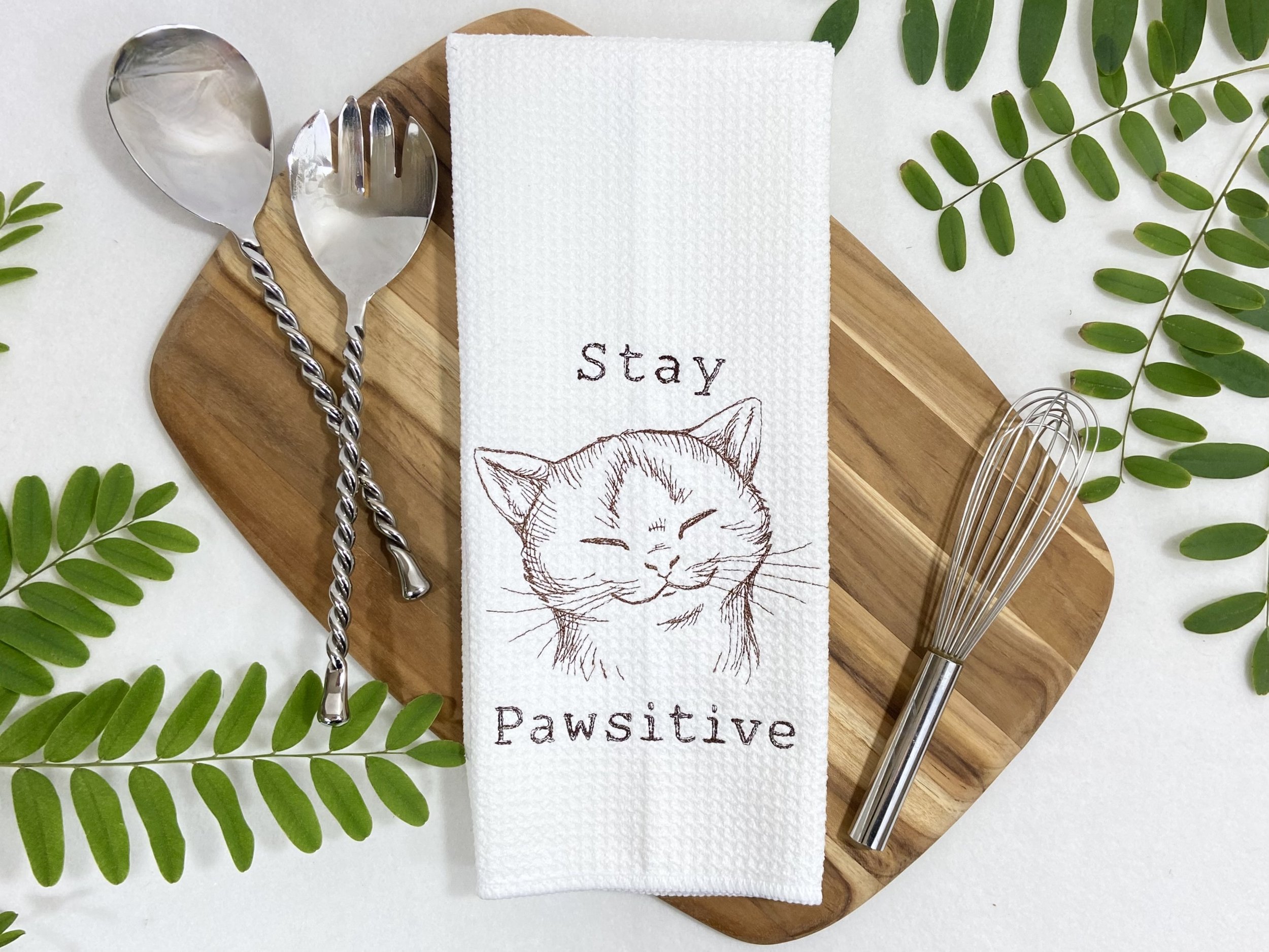 Stay Pawsitive cat hand towel.jpeg