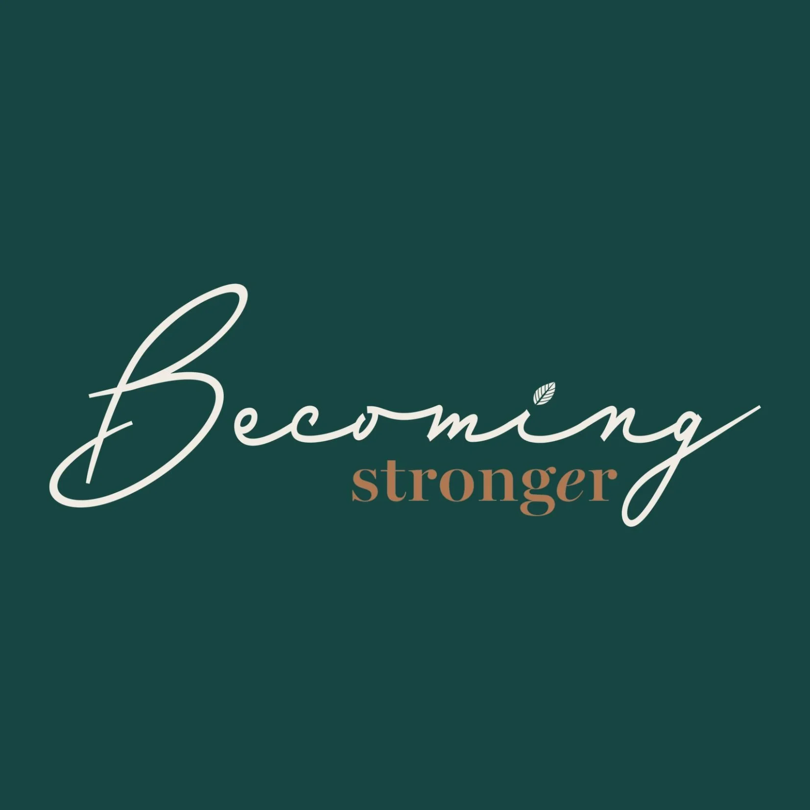 Becoming Stronger Logo