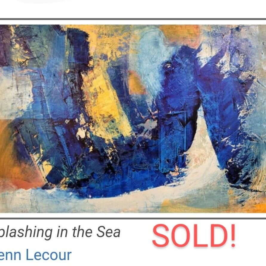 Yay! I heard from the Federation Gallery in Vancouver that this painting sold today. Hope the collector enjoys it as much as I enjoyed painting it. It is from my collection inspired by the Salish Sea which is outside my studio window. It is great to 