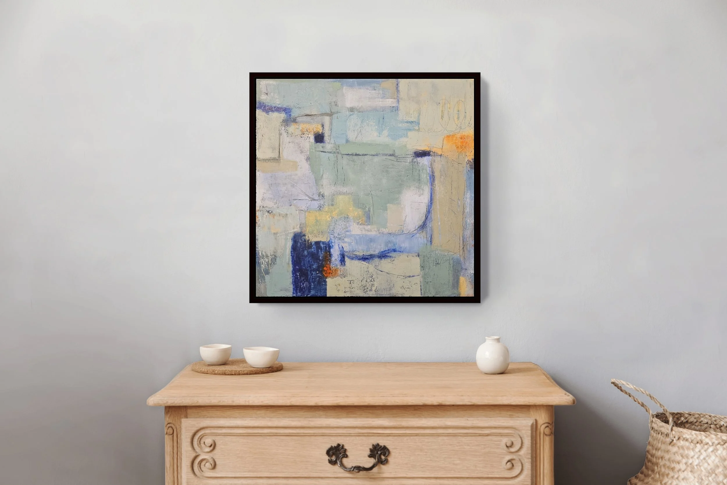 Weathered Horizons (framed 21 X 21)