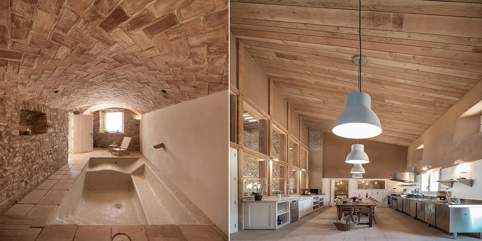  CAN BUCH  is a 100% self-sufficient eco-hotel and spa located in a restored 17th-century farmhouse in Catalonia, Spain. It runs entirely on renewable energy and harvested rainwater.