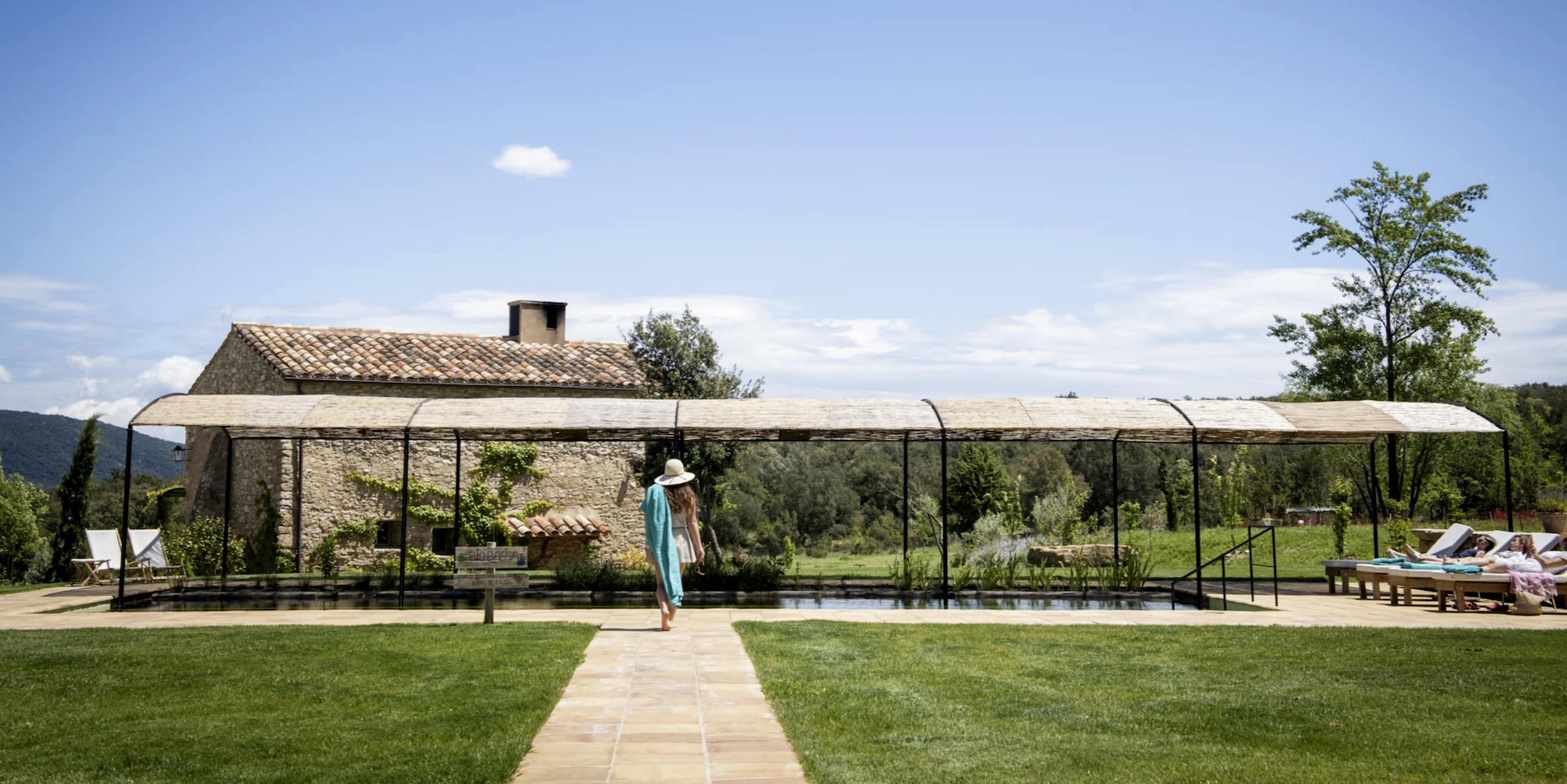  CAN BUCH  is a 100% self-sufficient eco-hotel and spa located in a restored 17th-century farmhouse in Catalonia, Spain. It produces its own renewable energy,  potable water, produce, meats, and liquors.