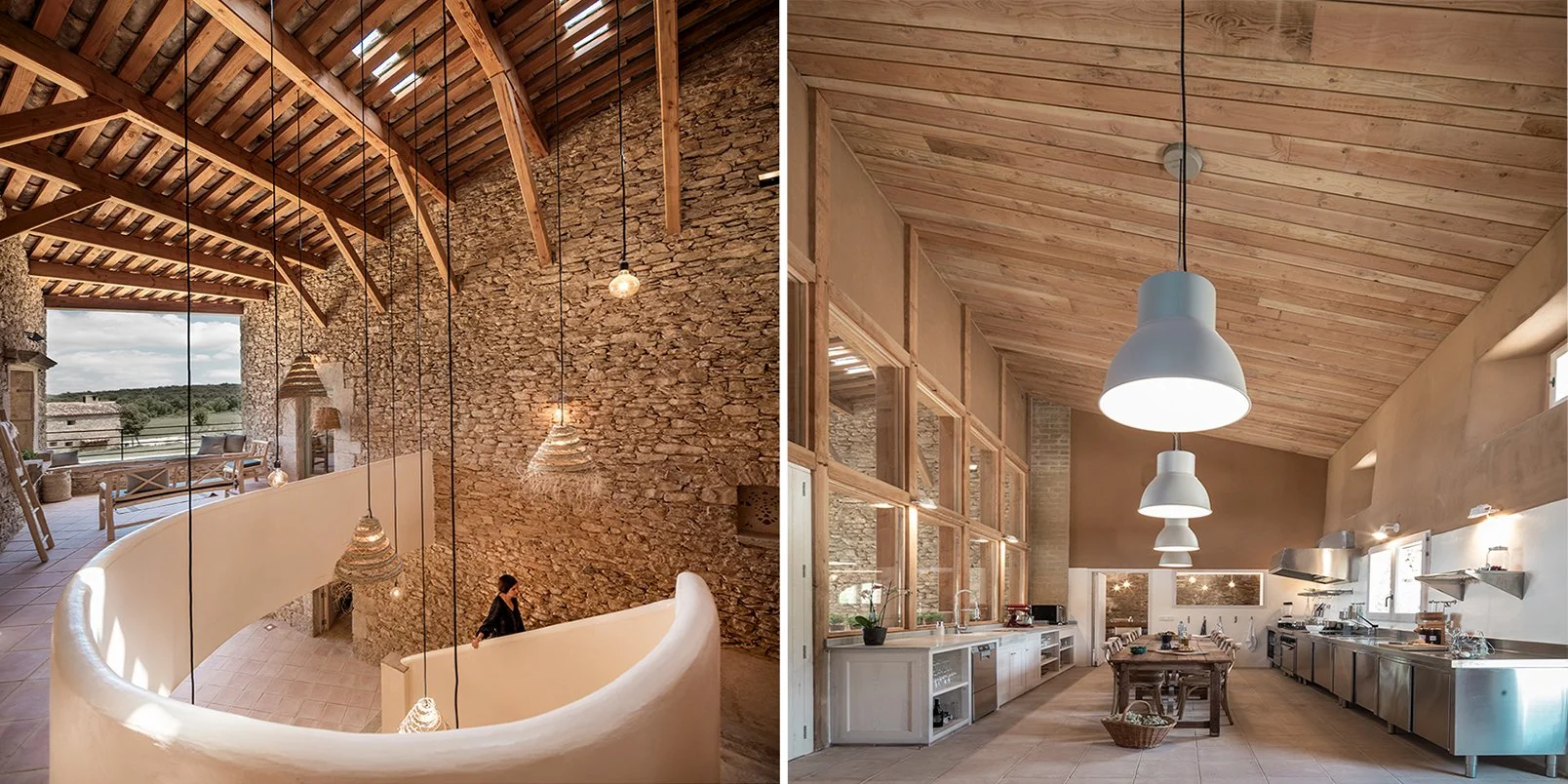  CAN BUCH  is a 100% self-sufficient eco-hotel and spa located in a restored 17th-century farmhouse in Catalonia, Spain. It produces its own renewable energy,  potable water, produce, meats, and liquors.