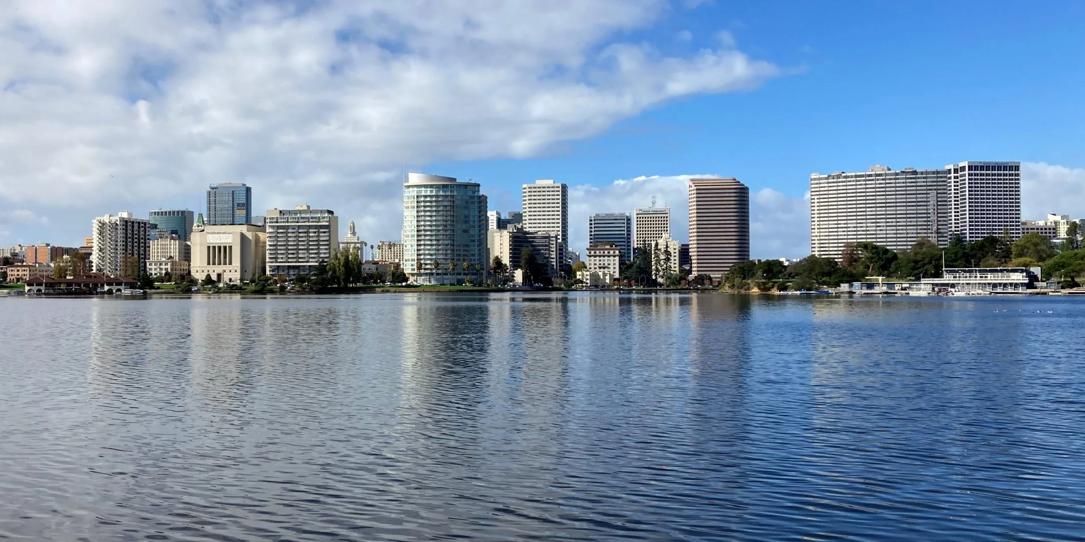  MERRIT LAKE  is a  historical development zone located in a large tidal lagoon basin in the center of Oakland, California.  