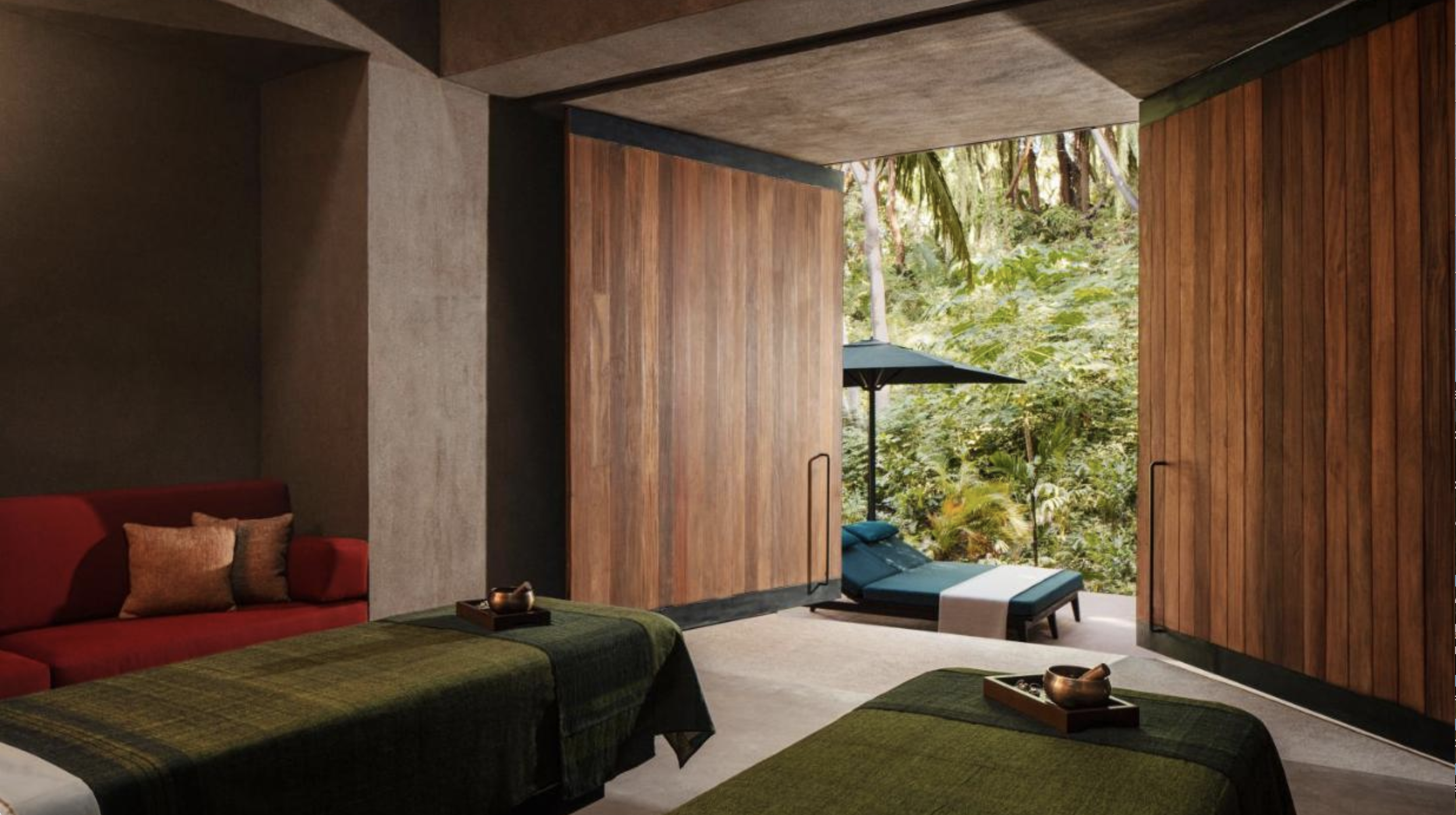  THE ONE&ONLY SPA MANDARINA  is a luxury wellness retreat located on Mexico’s Riviera Nayarit, nestled within a natural volcanic rock garden. It focuses on nature-integrated treatments inspired by Native Huichol practices.