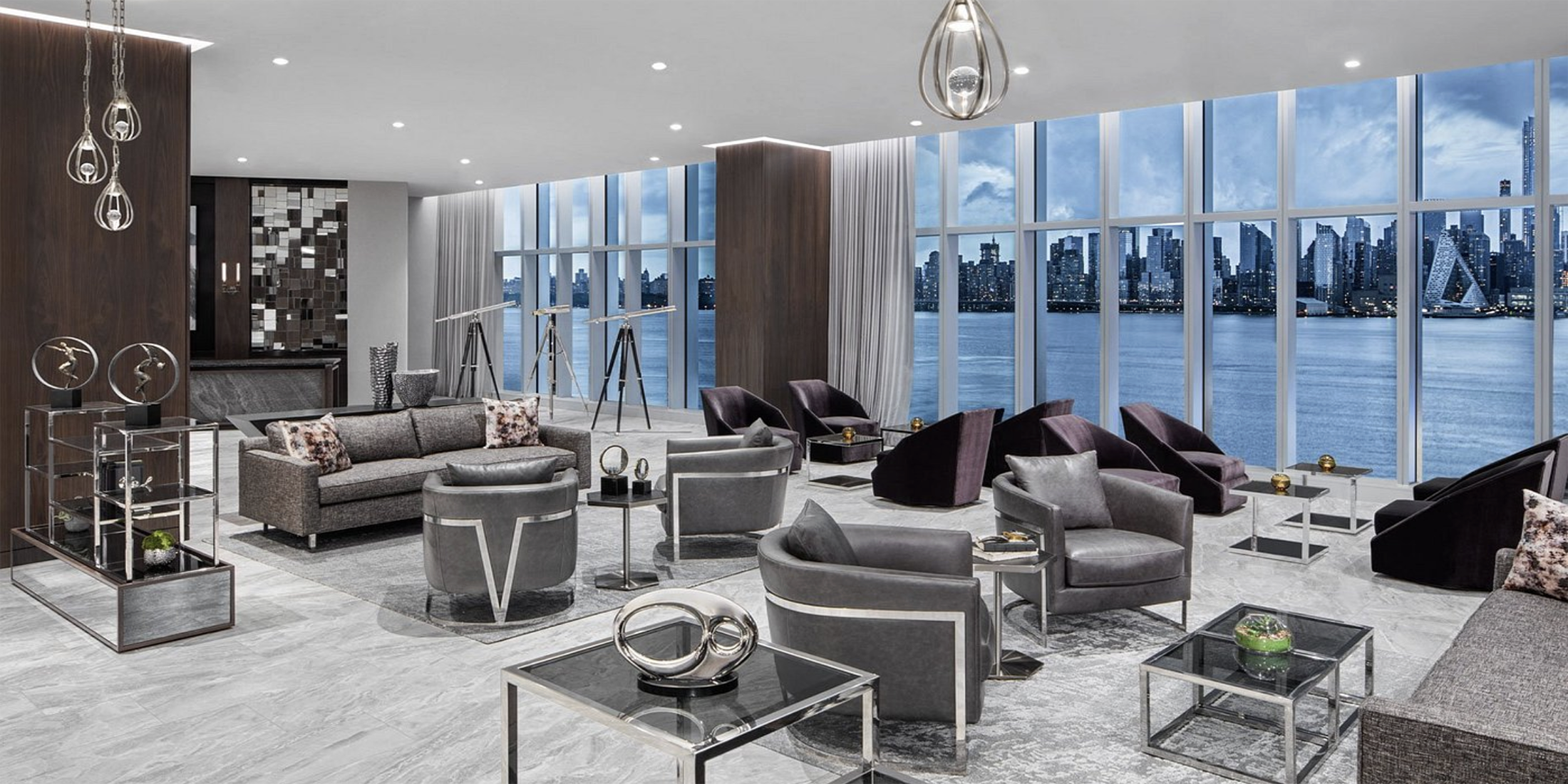  THE ENVUE  is a boutique luxury hotel, part of the Marriott EnVue Autograph Collection, located on the Hudson River waterfront in Weehawken, New Jersey, directly across from Manhattan.