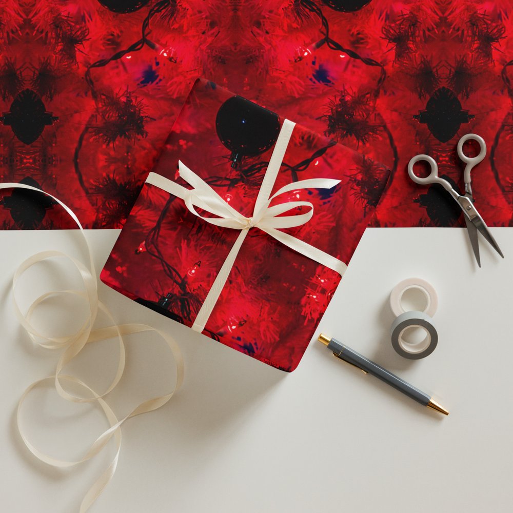 Winter Time Themed Wrapping Paper Sheets - Paradigma Studios