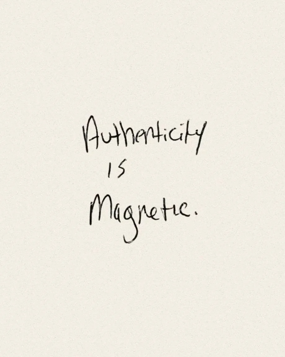 When you're fully yourself, everything aligns.