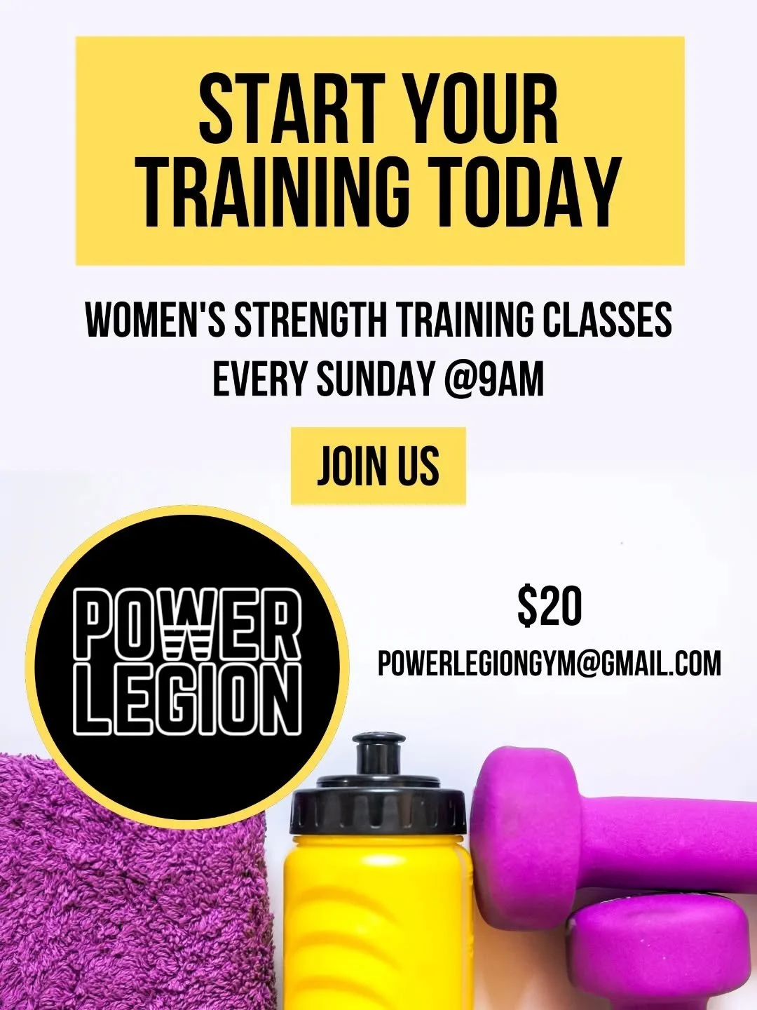 Back to school is here &amp; what a great time to get back into a gym routine!

Join Coach Brooklyn every Sunday starting on Sept. 7th @9am for a strength training class.

All levels welcome &amp; ages 15yrs+. Come workout &amp; get moving with an aw