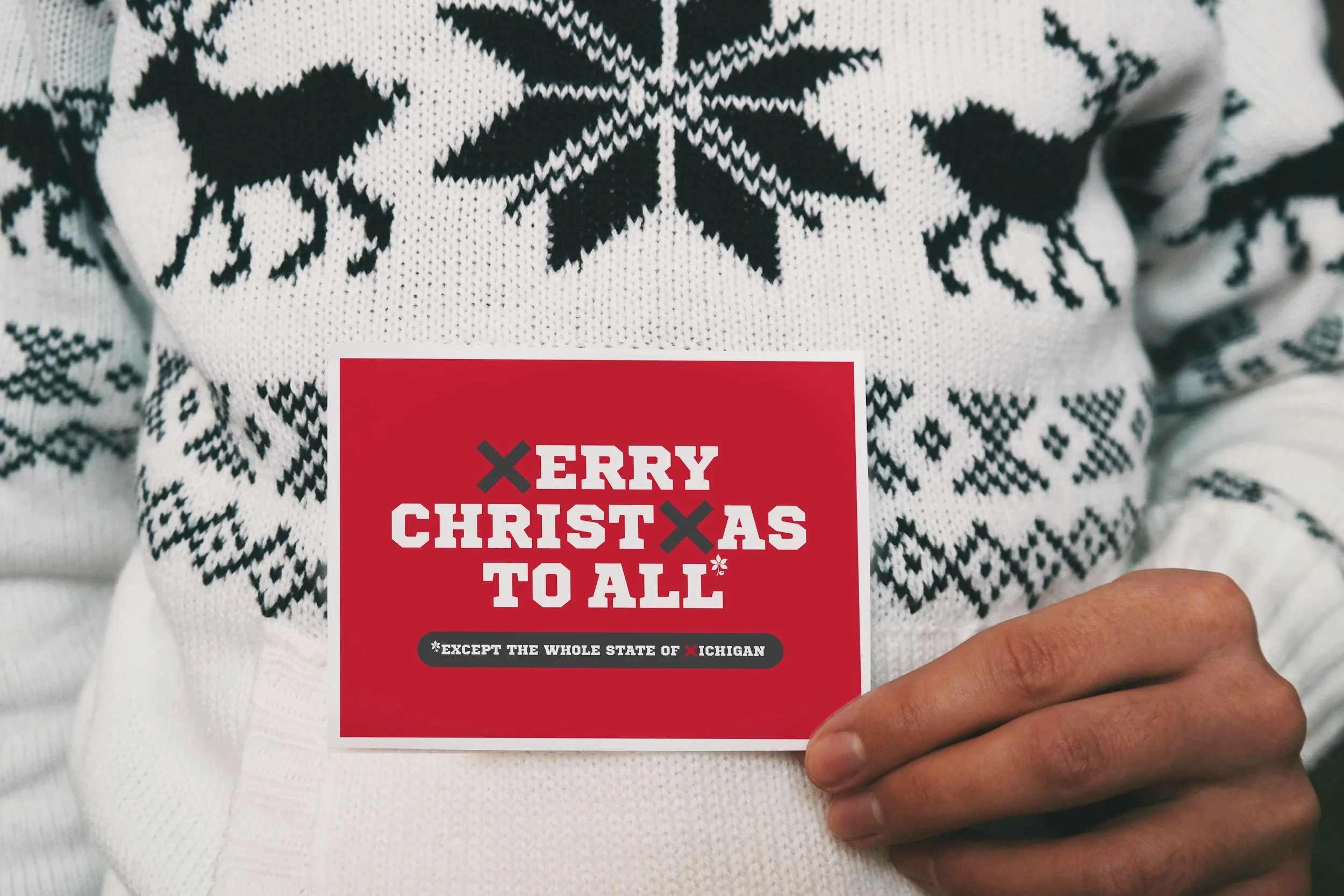 Front of Xichigan Christmas Card