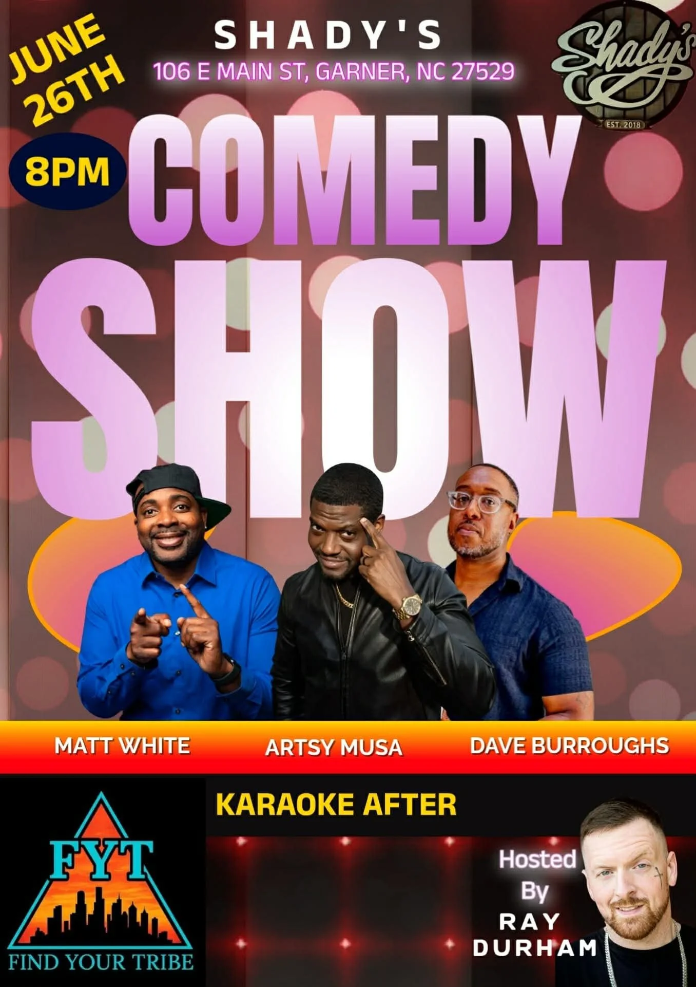 Shady's Comedy Show in Garner