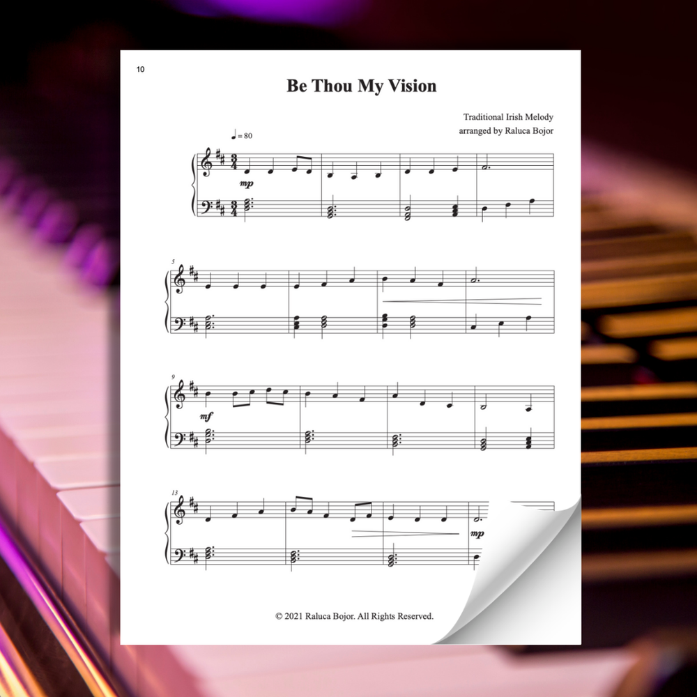 easy early intermediate piano hymn arrangements piano lessons student teacher church raluca bojor sheet music