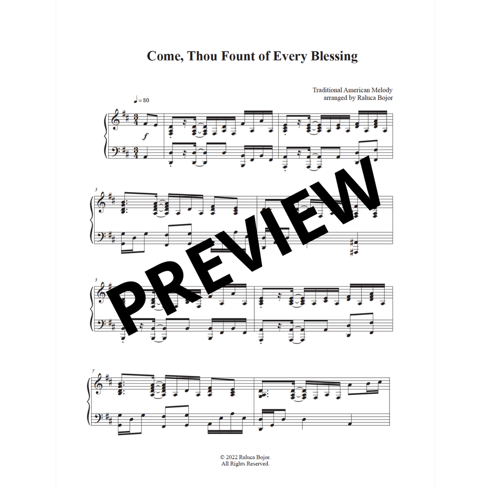Raluca Bojor Hymn of Heaven Sheet Music (Piano Solo) in E Major -  Download & Print - SKU: MN0238386