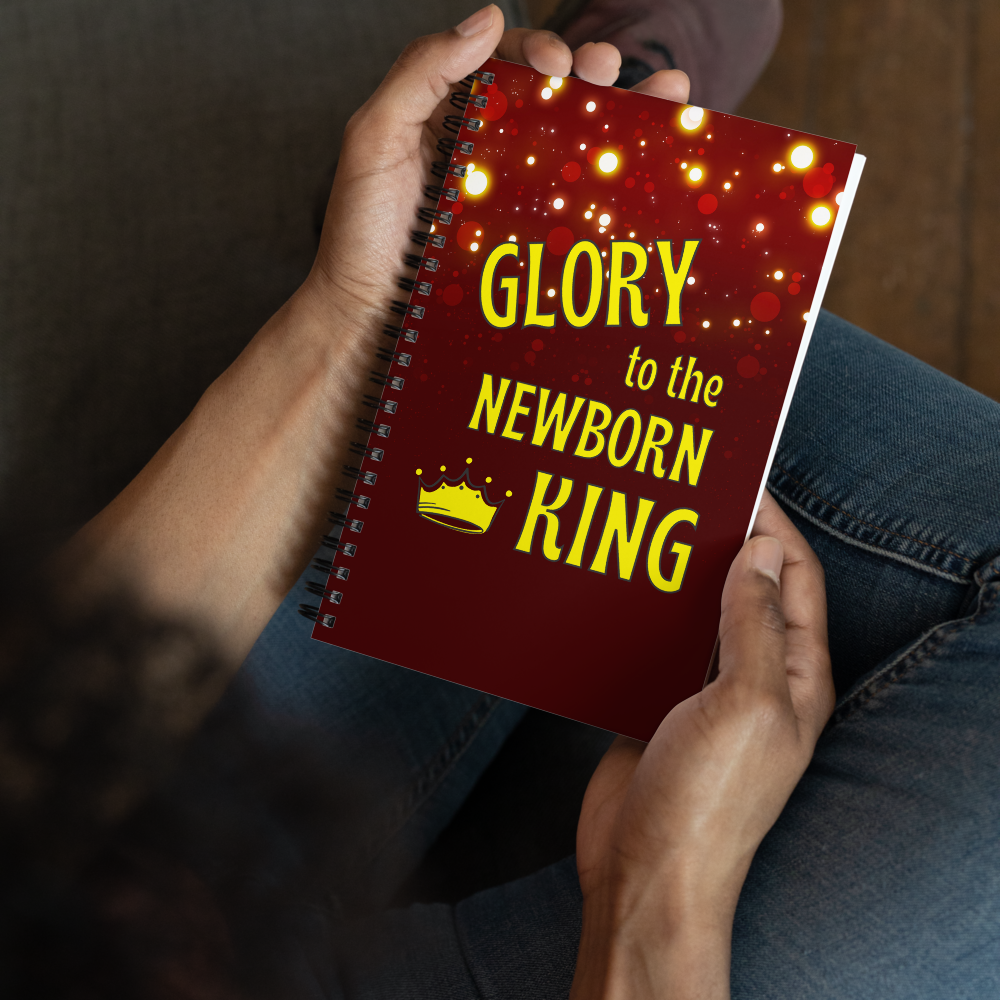 christian christmas holiday gift ideas for mom grandma mother-in-law aunt cousin sister daughter notebook hymn prayer devotional God hark the herald angels sing glory to the newborn king