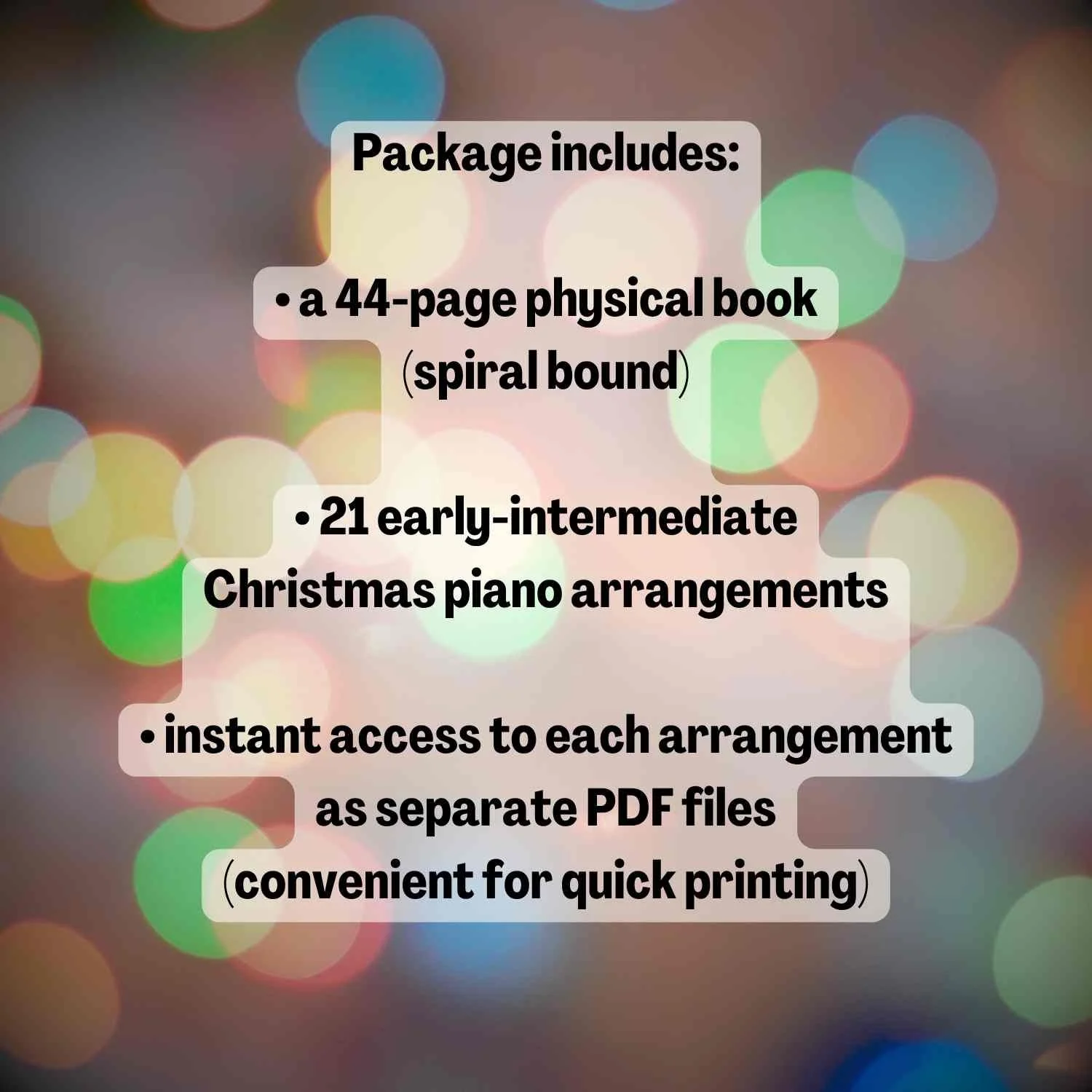 easy piano christmas book sheet music early intermediate level raluca bojor carols holiday performance piano teacher student