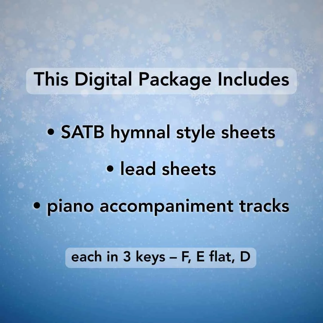 in darkness lay the world below christmas carol hymn modern raluca bojor church congregational satb incarnation jesus christ holiday sheet music hymnal lead sheet