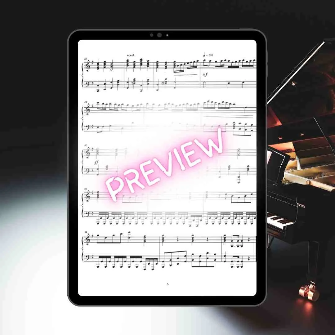 come christians join to sing madrid hymn mozart eine kleine nachtmusik classical piano medley arrangement sheet music church prelude offertory postlude raluca bojor