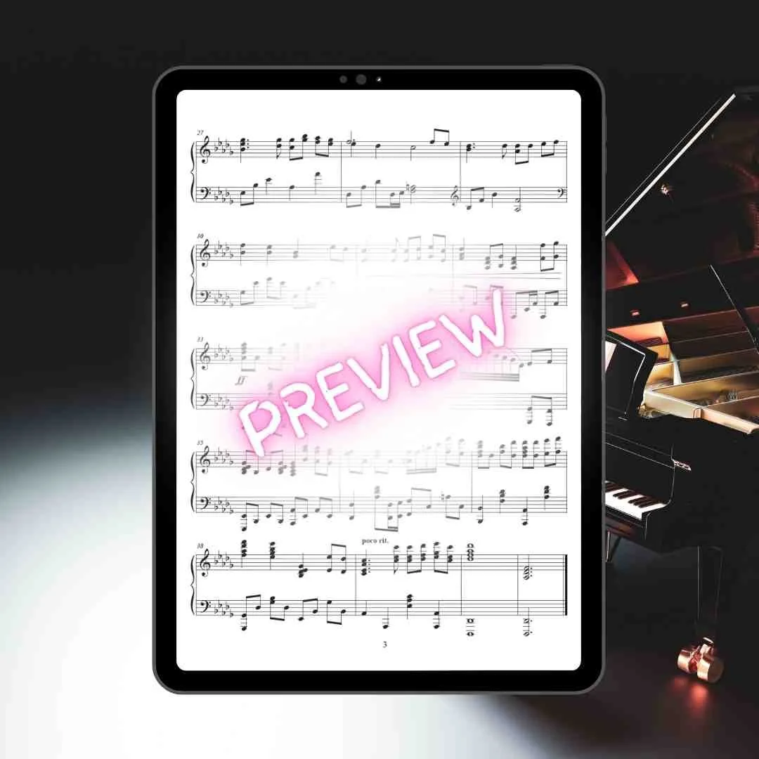 piano hymn arrangement sheet music church hymn prelude offertory postlude raluca bojor day by day oscar ahnfelt
